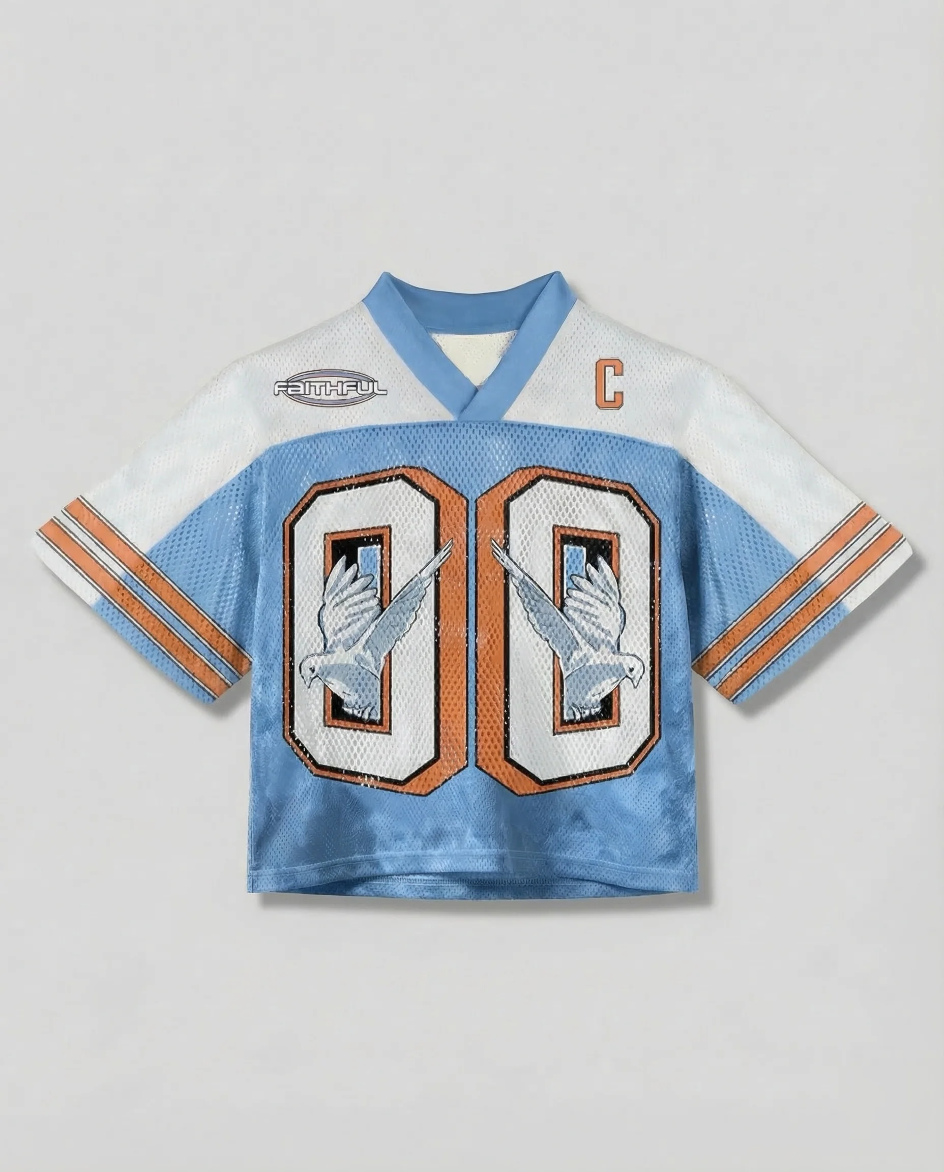 Damen Netzshirt Print Retro - Image 7