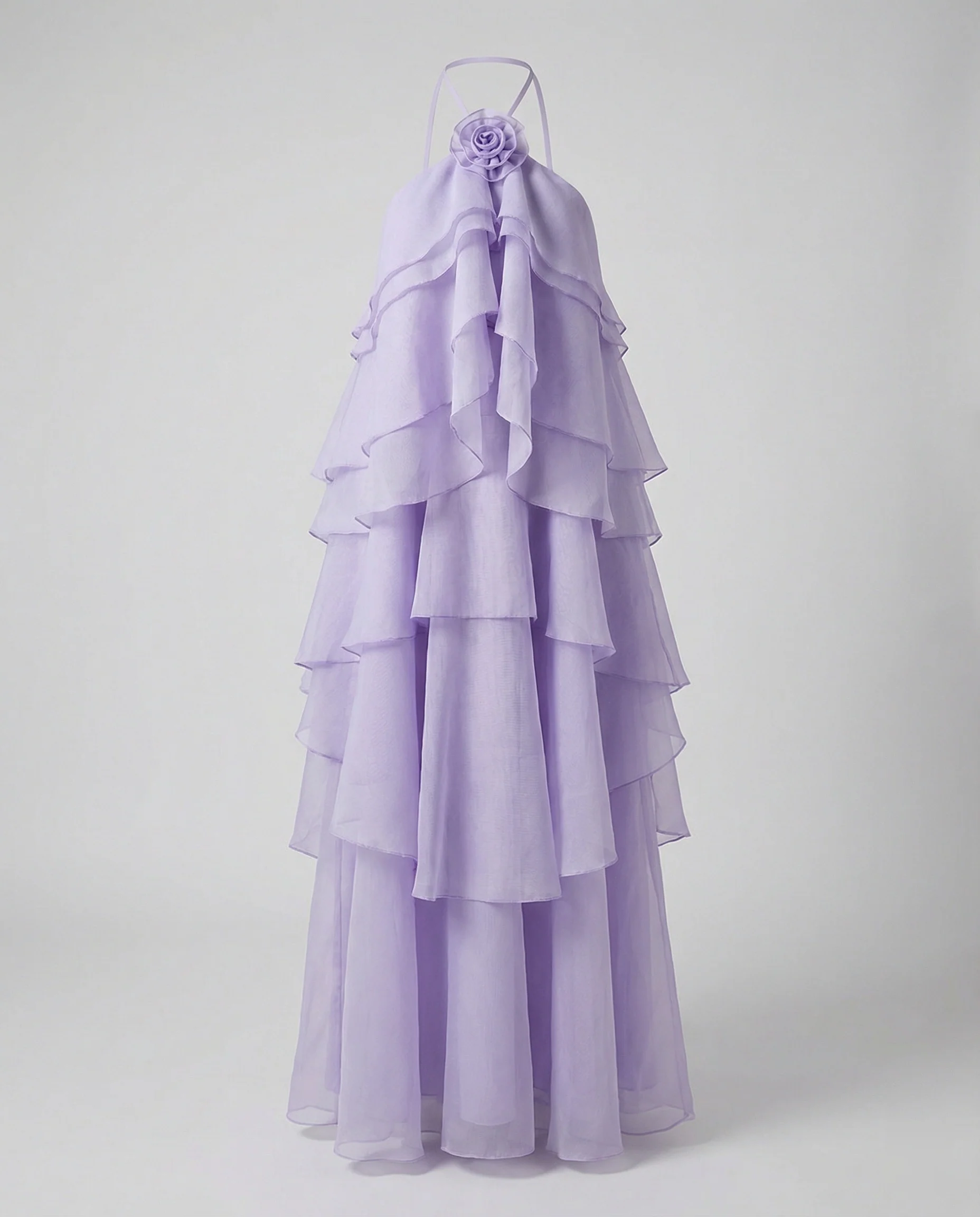 Damen Sommerkleid kurz mit Volants - Image 2