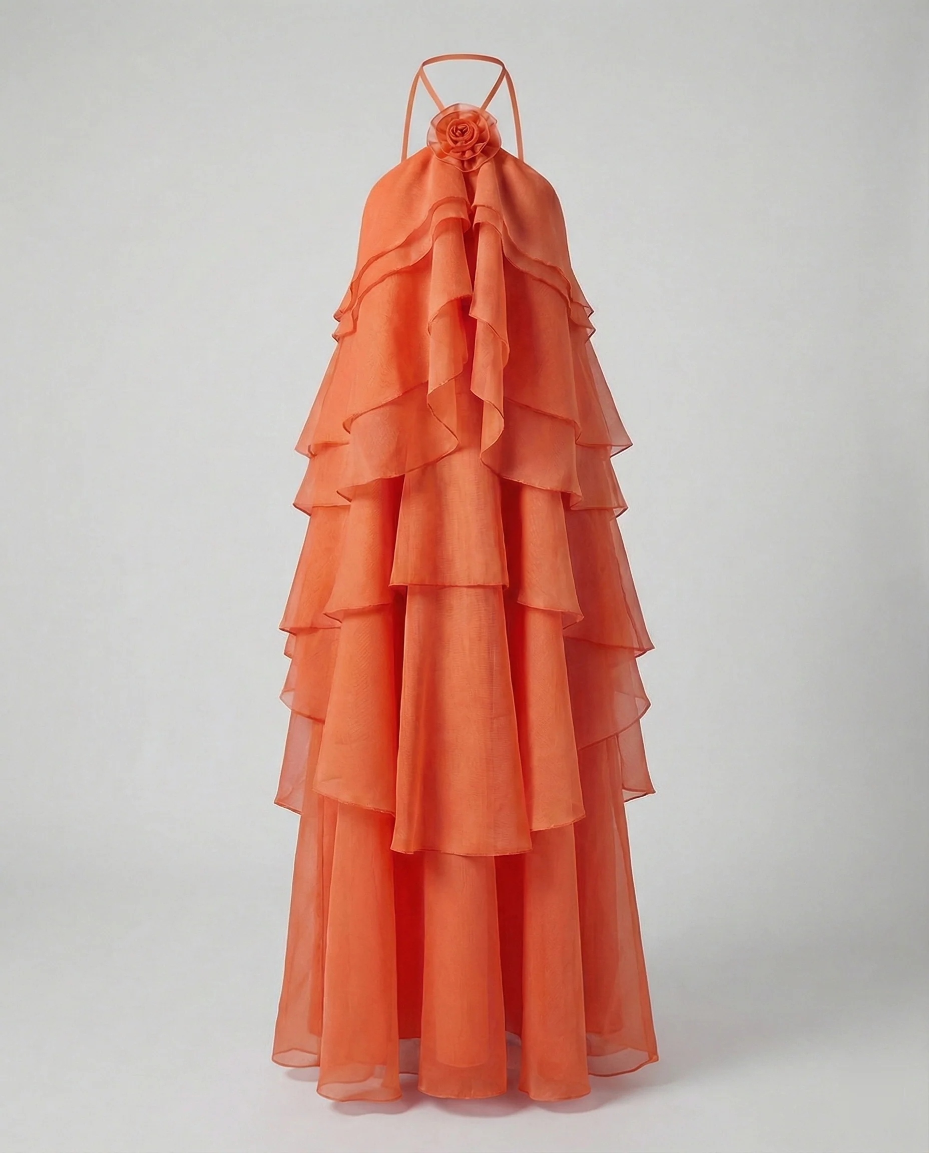 Damen Sommerkleid kurz mit Volants - Image 4