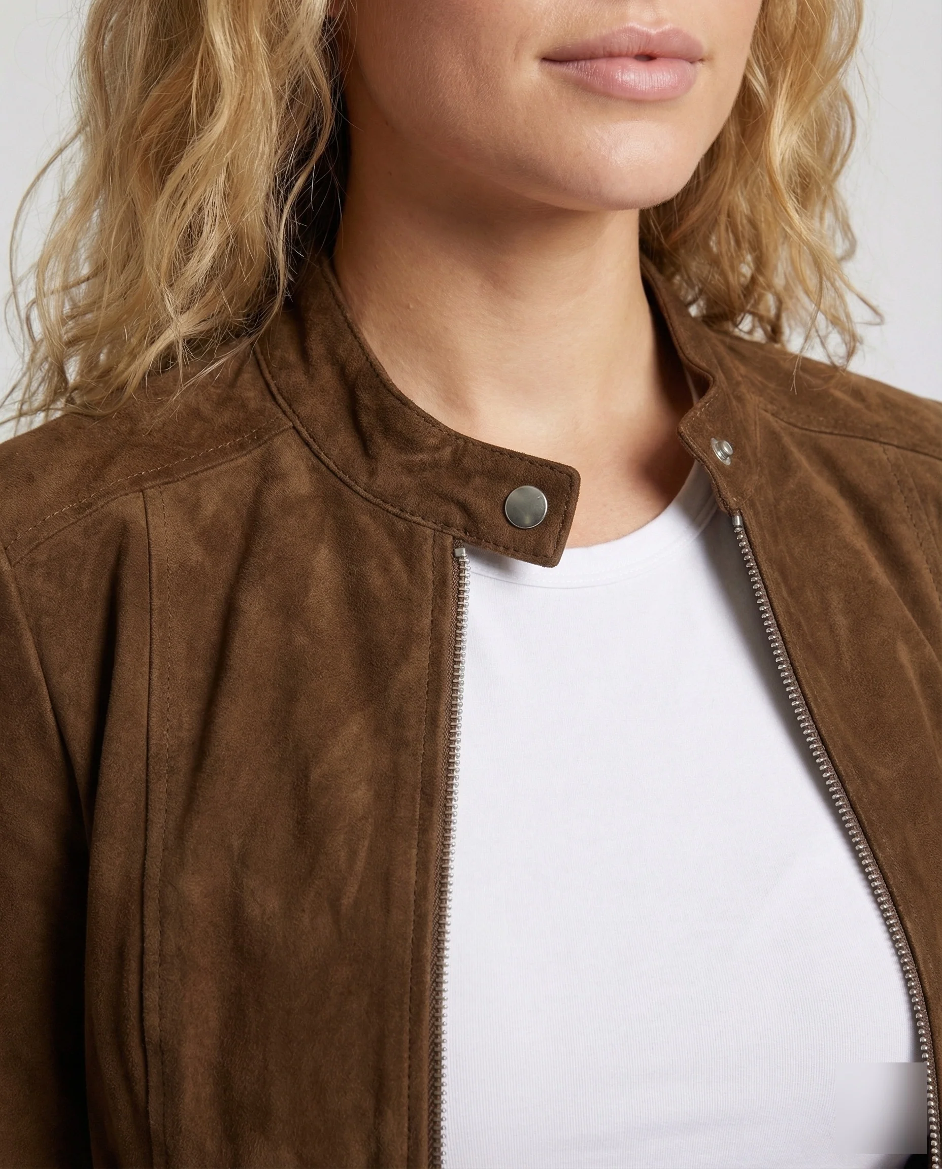 Damen Biker Blouson Tailliert - Image 3