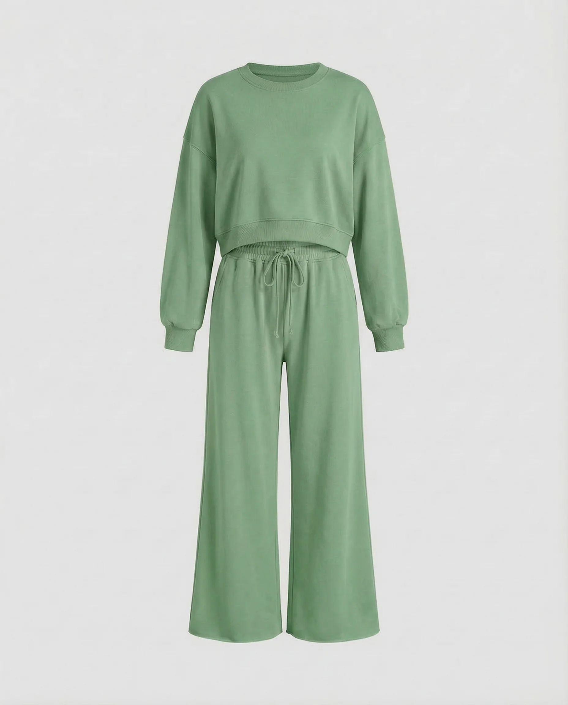 Lounge Zweiteiler Set Damen mit Sweatshirt - Image 7