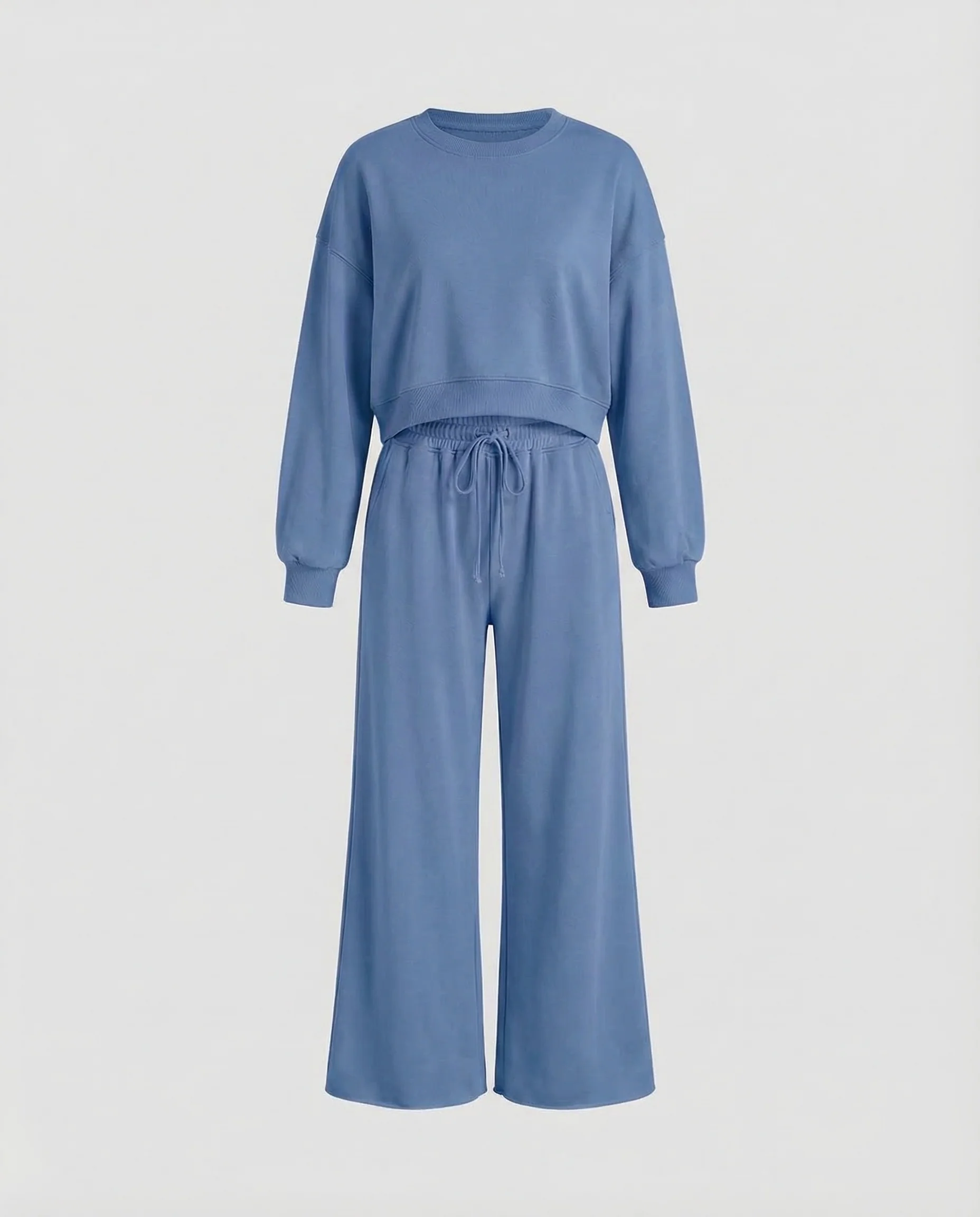 Lounge Zweiteiler Set Damen mit Sweatshirt - Image 8
