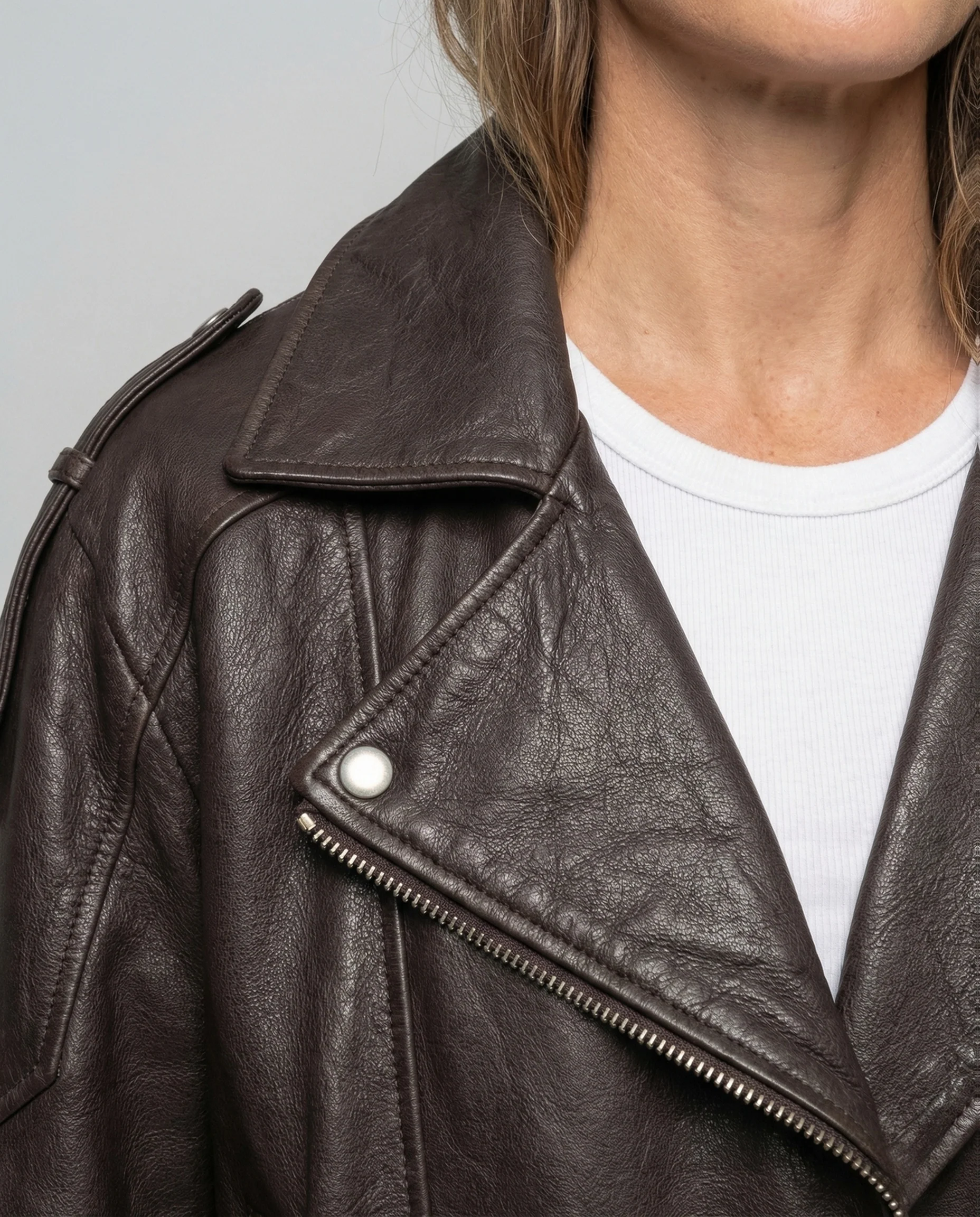 Damen Kurzjacke in Kunstlederoptik - Image 3