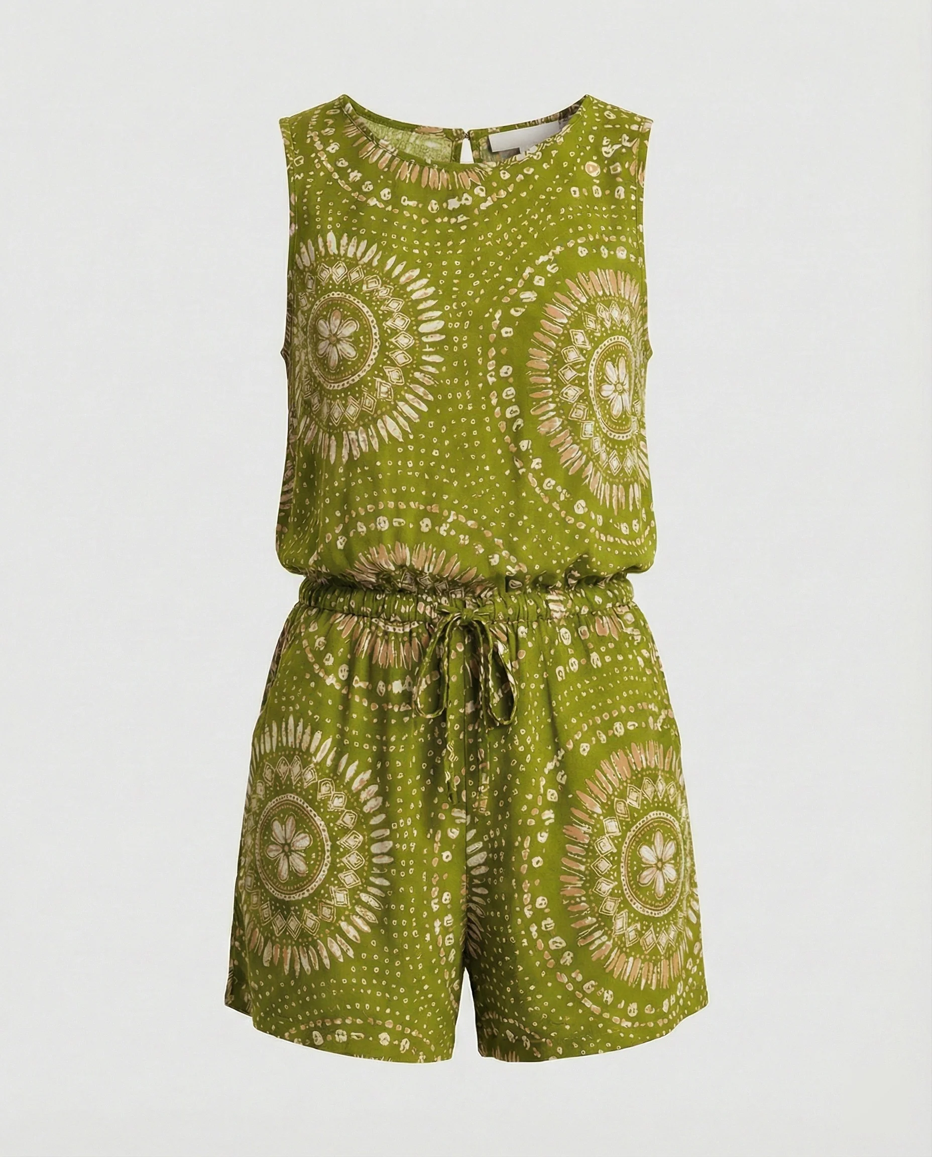 Kurzoverall Mit Ethno Muster Damen - Image 2
