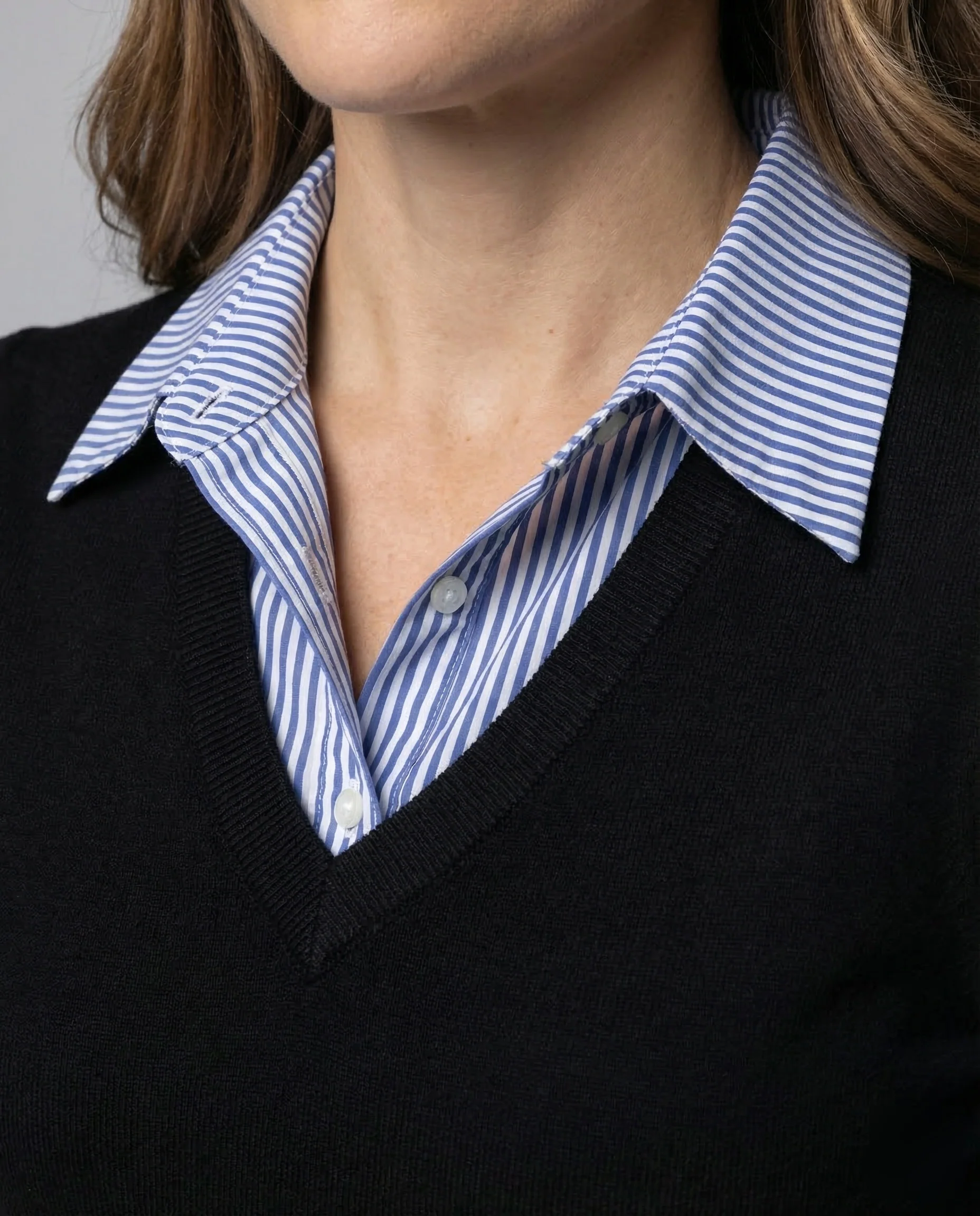 Damen Hemdbluse Layer Look - Image 3