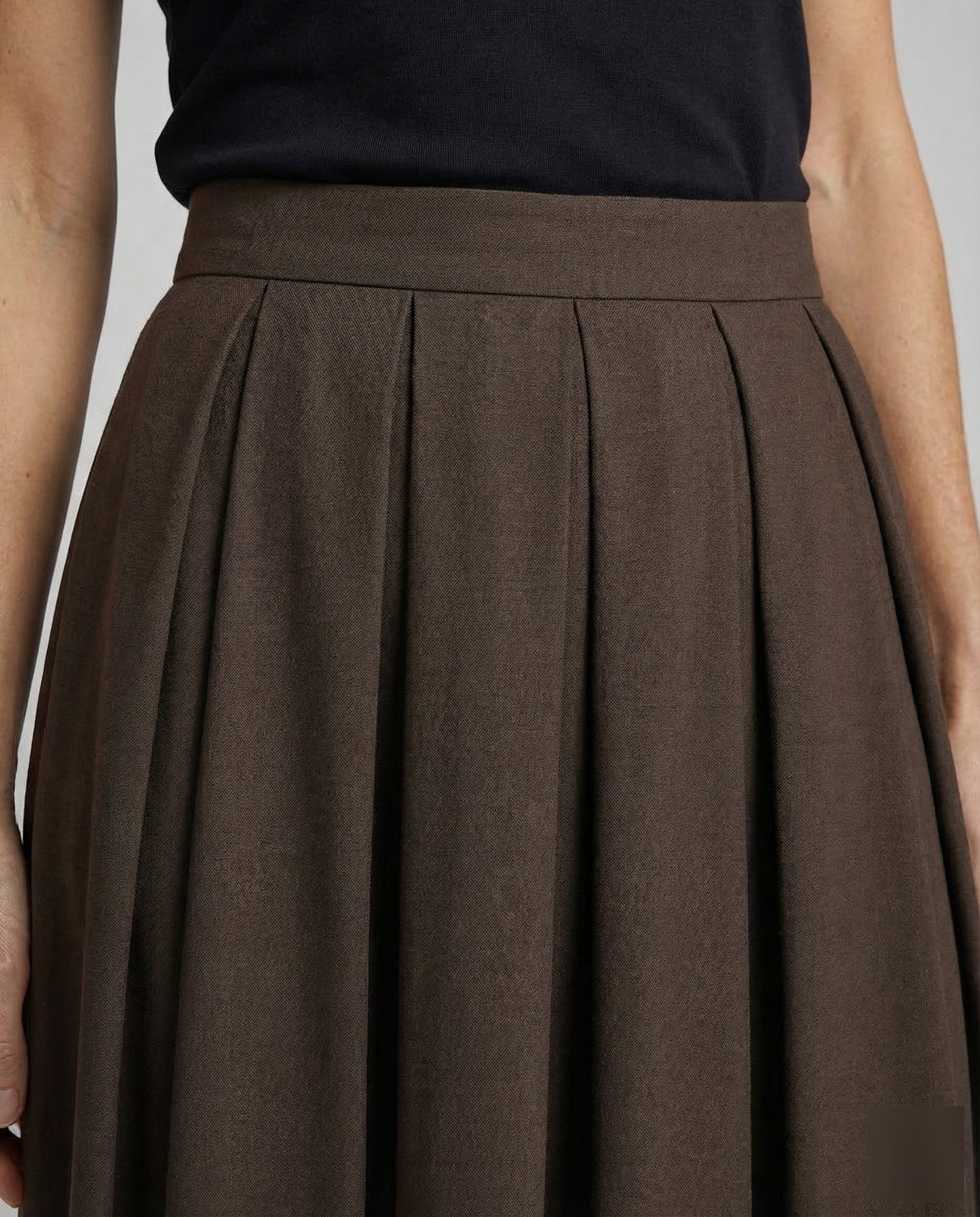 Damen Maxirock Lagen Schlitz - Image 3