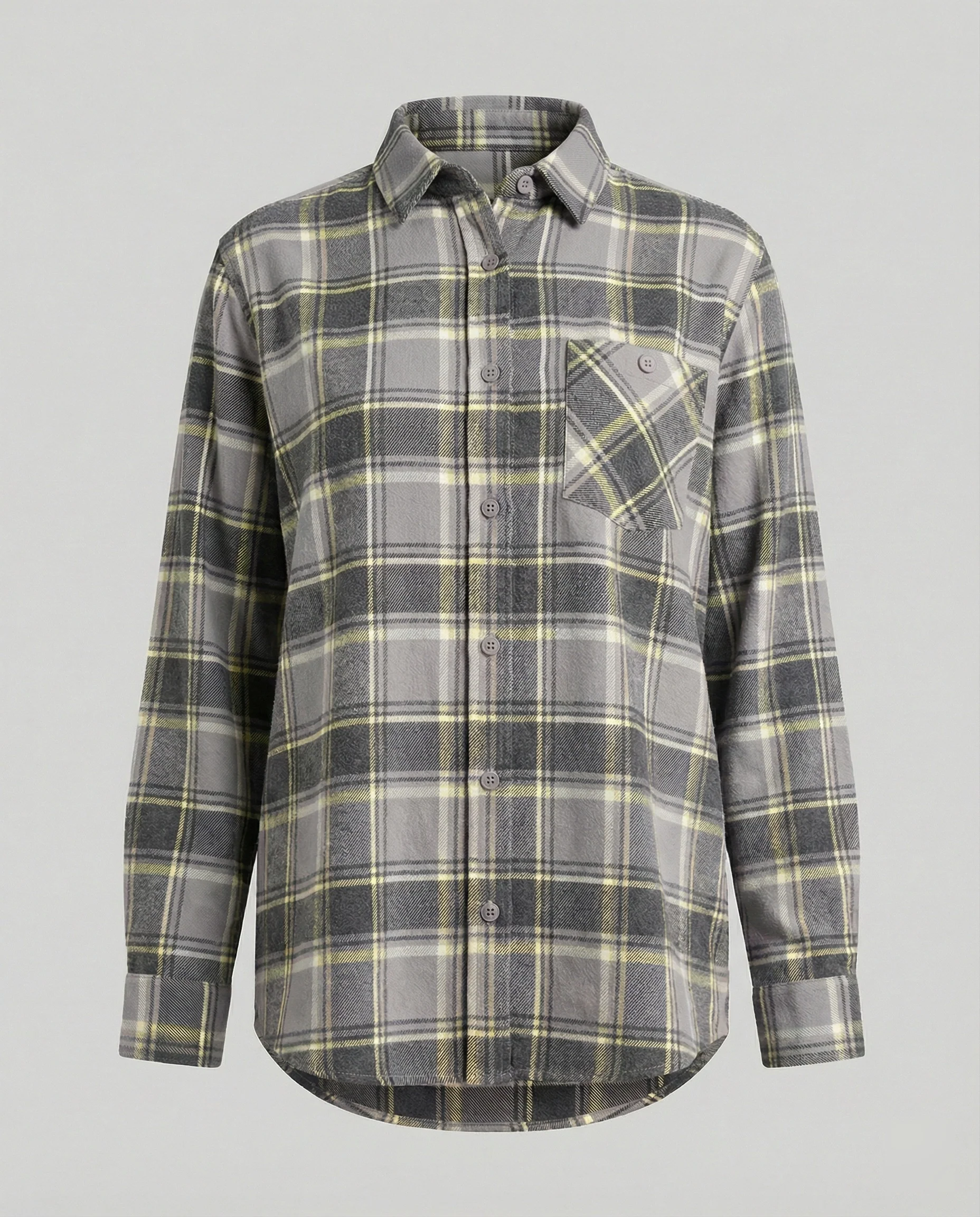 Damen Hemdjacke Flanell lang - Image 3