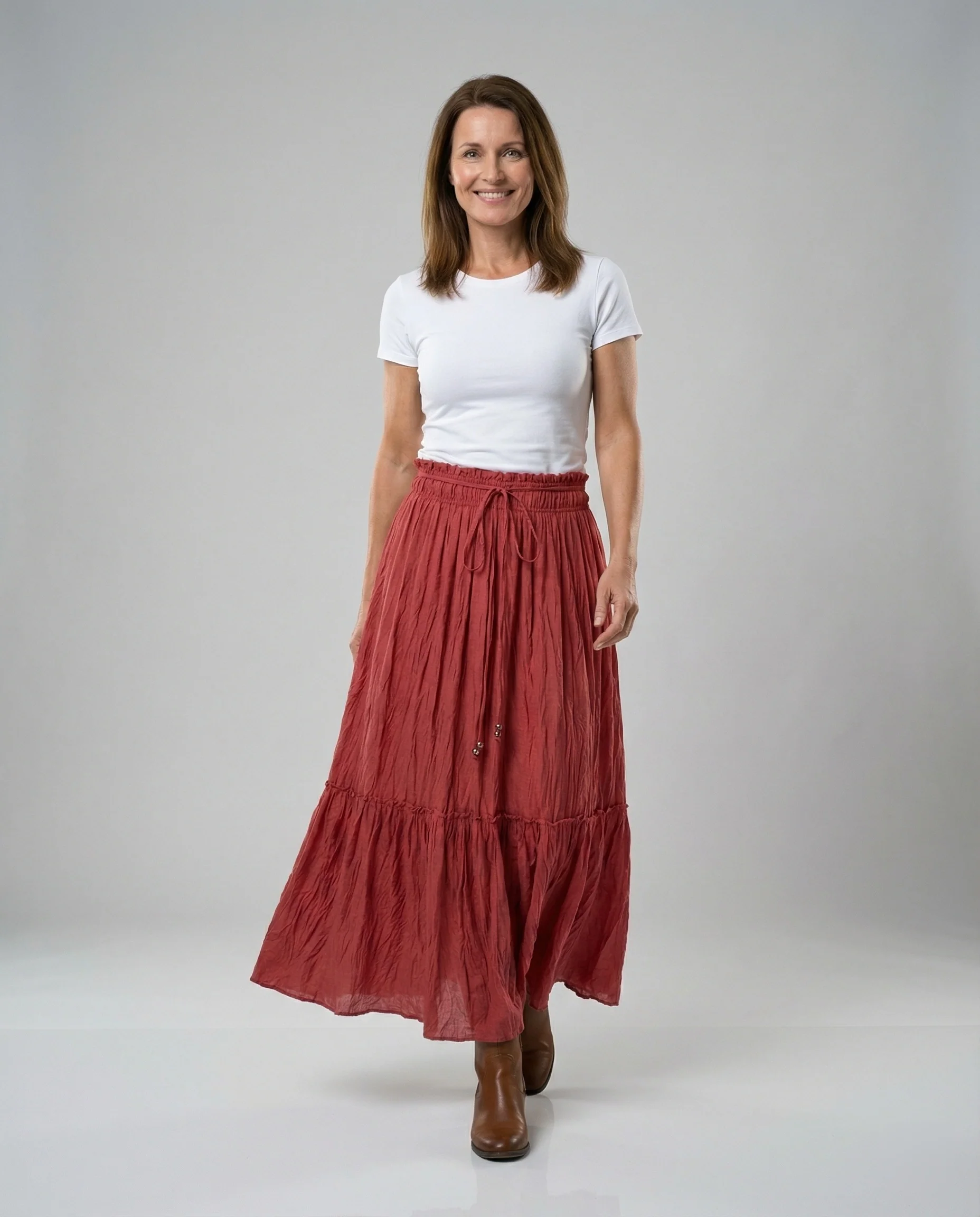 Damen Maxirock Stufen - Image 4