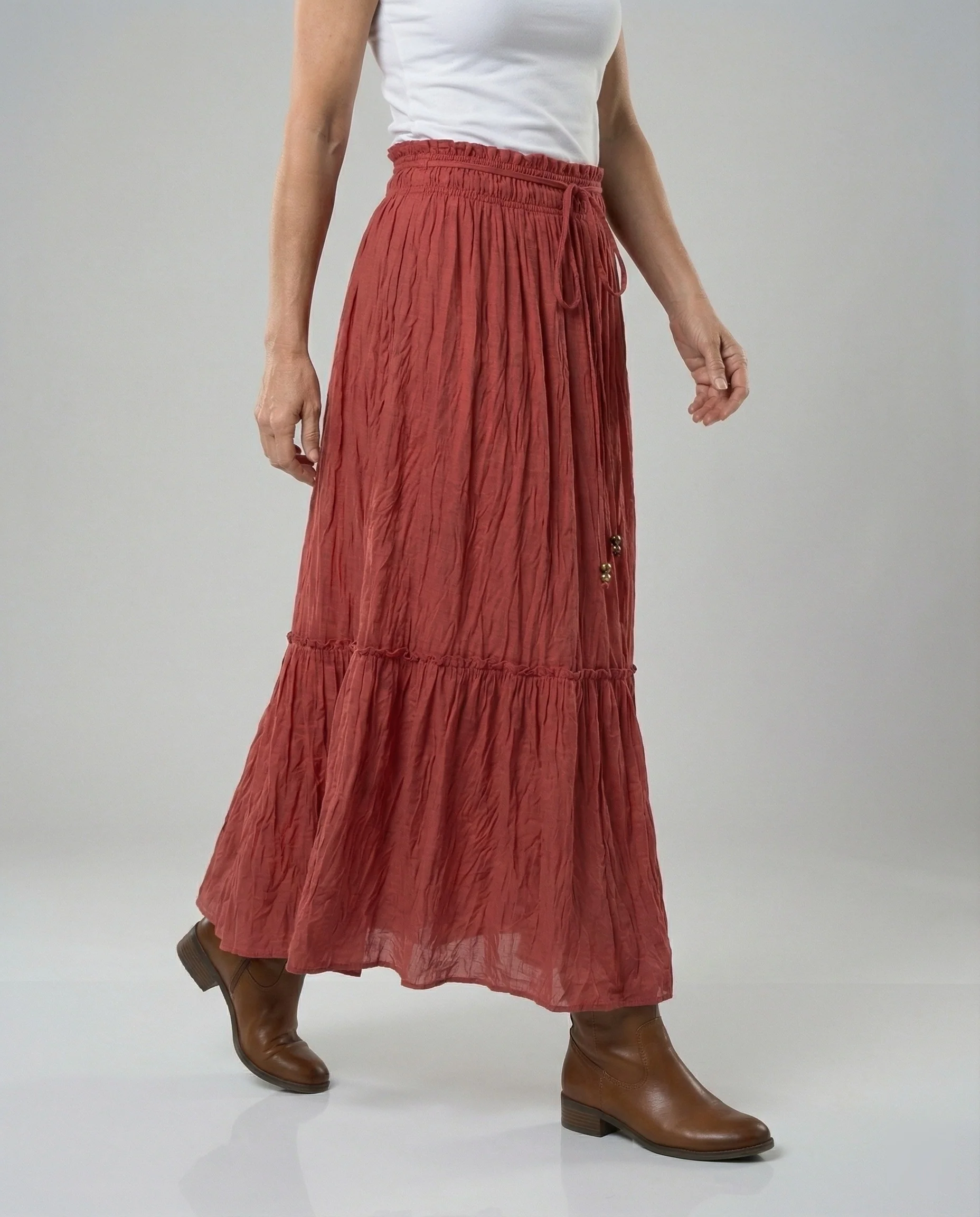 Damen Maxirock Stufen - Image 5