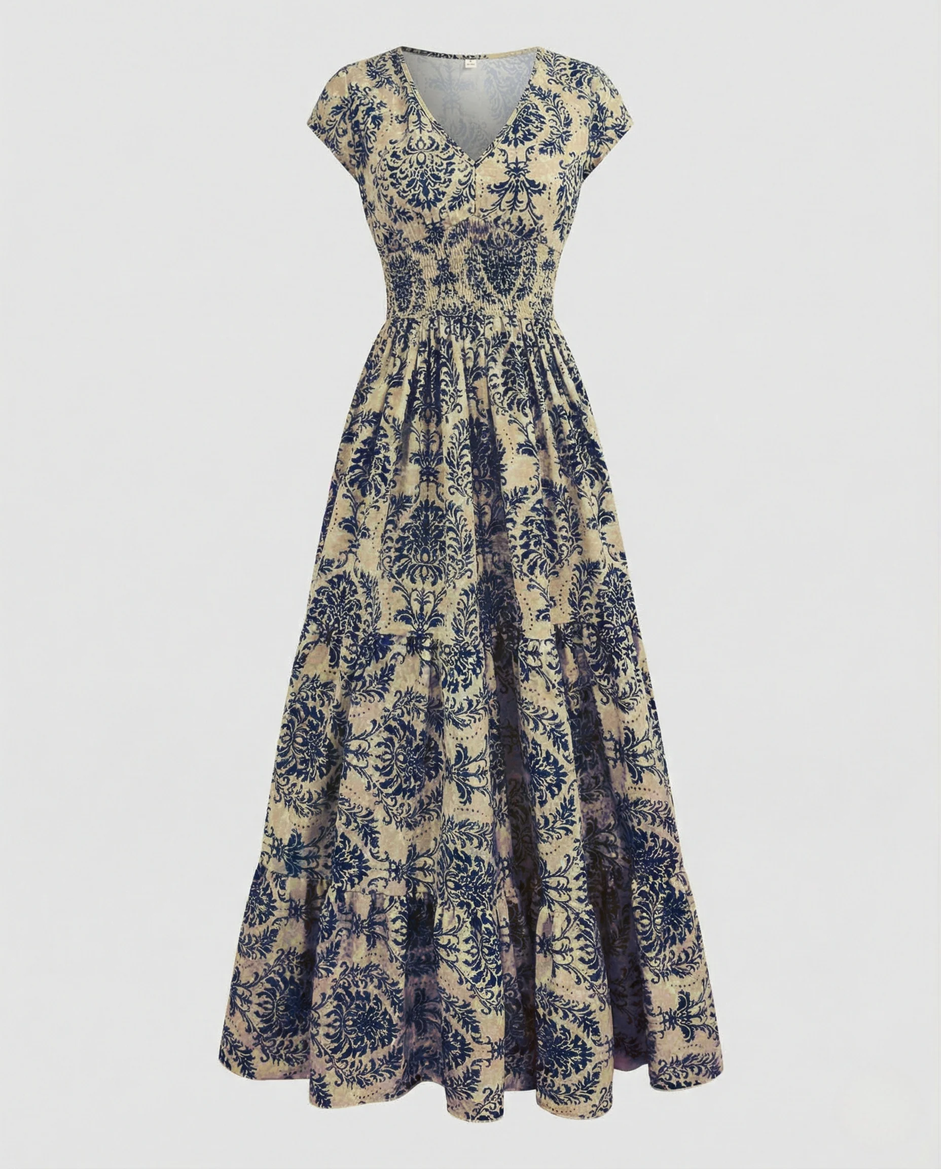 Damen Maxikleid Sommer Baumwolle - Image 5