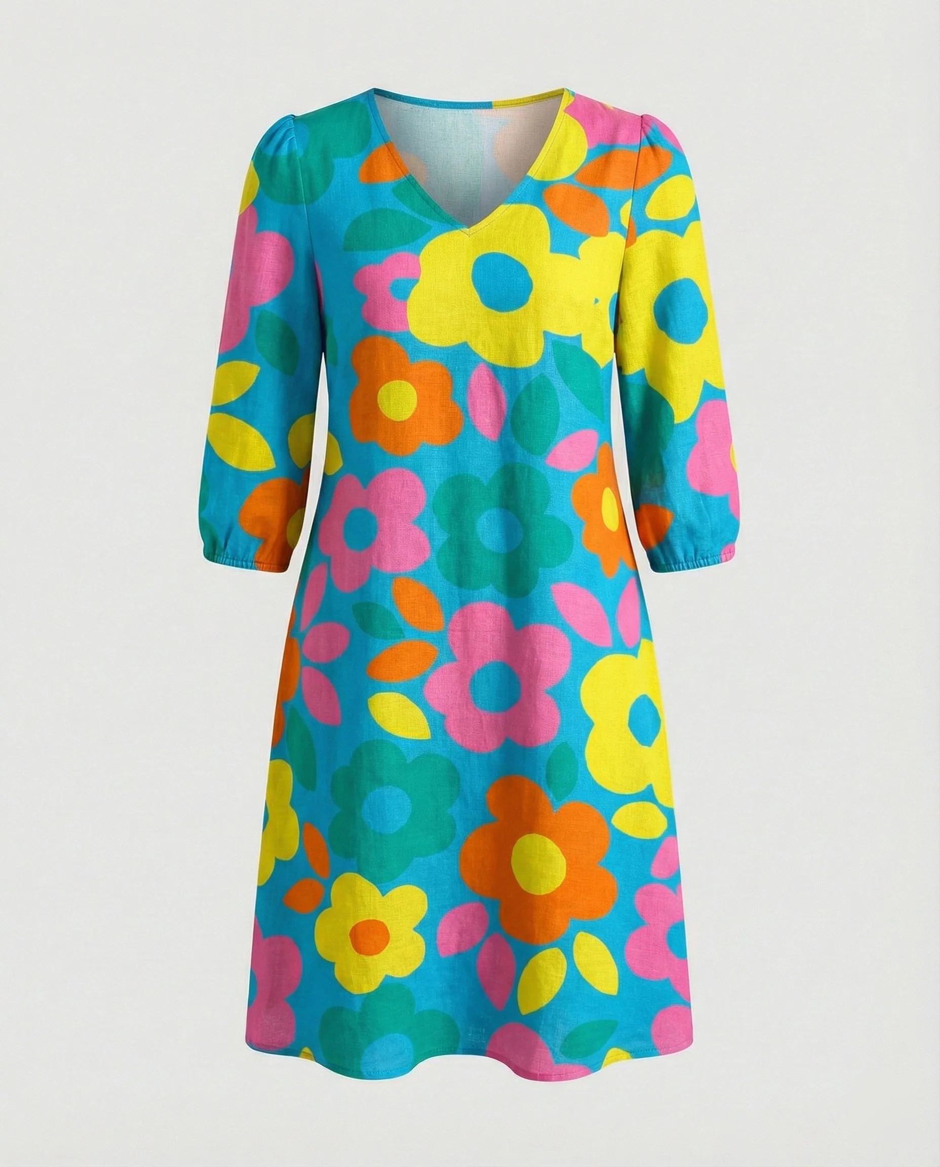 Boho Maxikleid Sommer Damen Taschen - Image 2