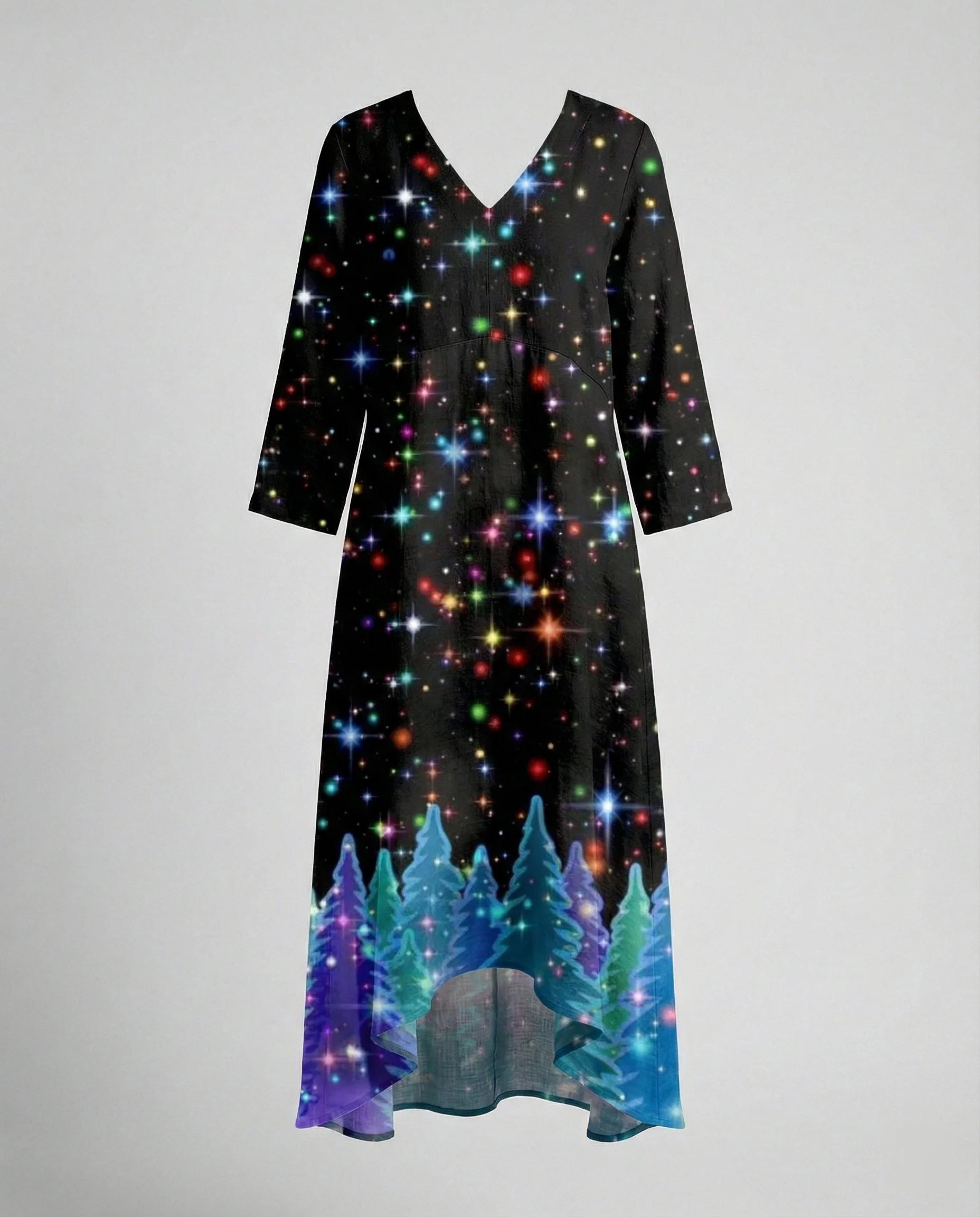 Boho Maxikleid Sommer Damen Taschen - Image 21