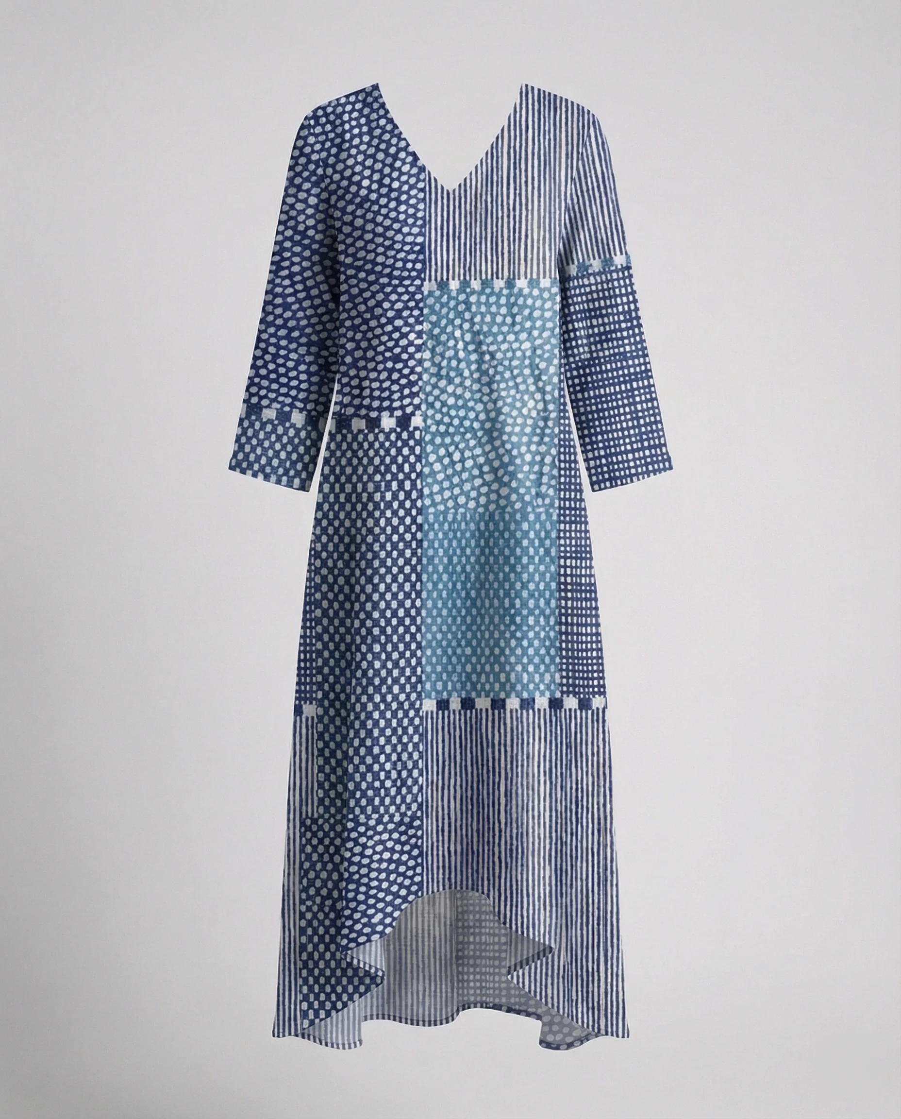 Boho Maxikleid Sommer Damen Taschen - Image 25