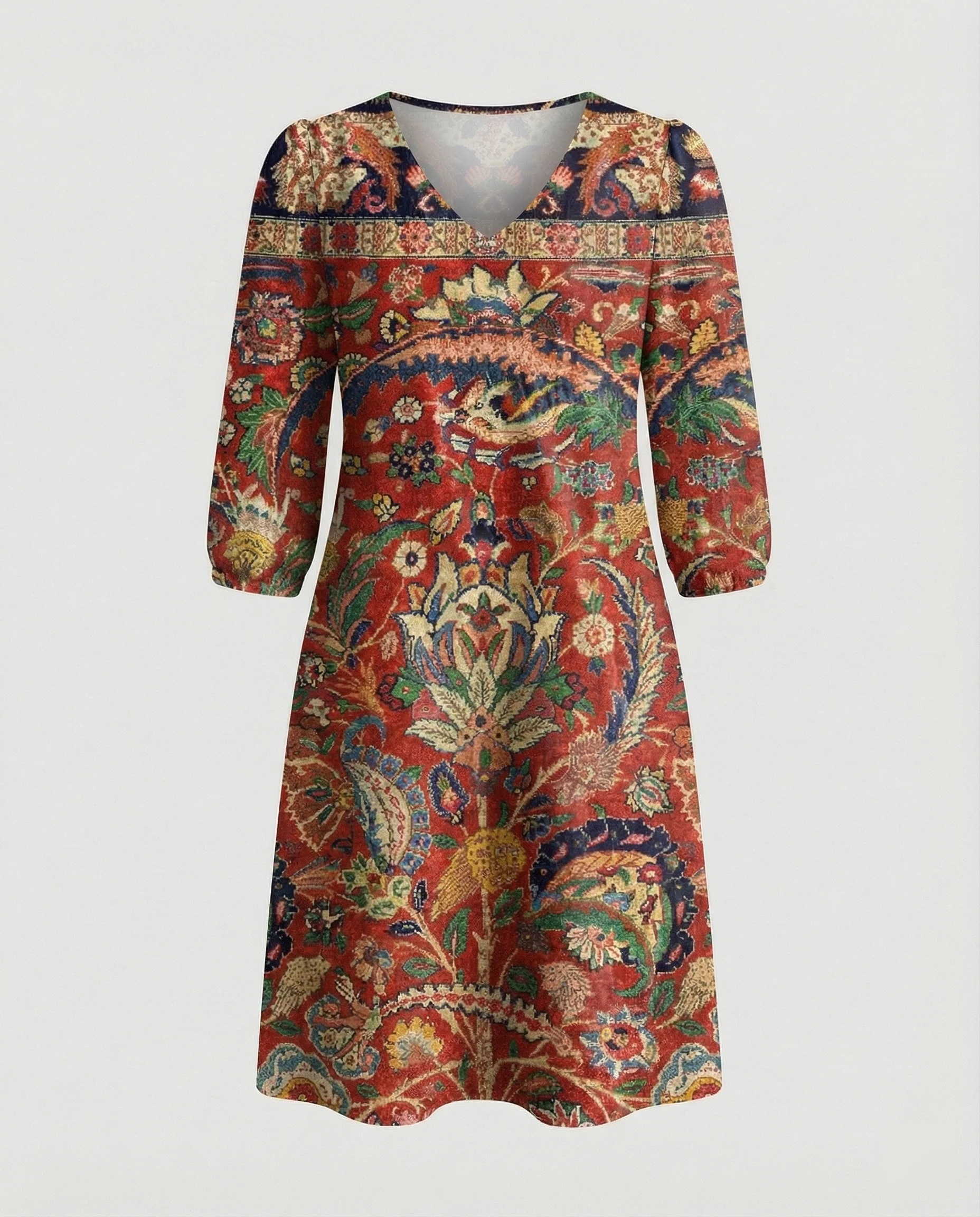 Boho Maxikleid Sommer Damen Taschen - Image 38