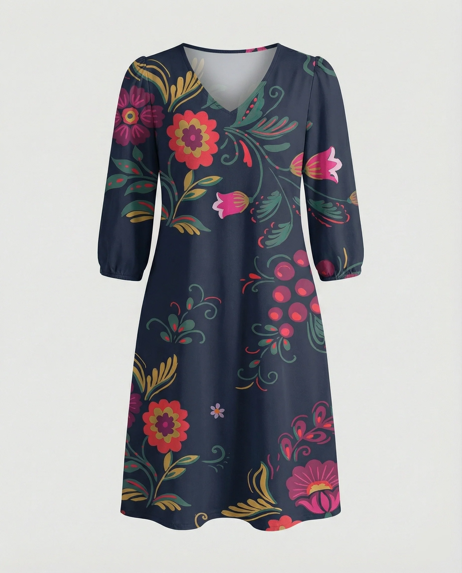 Boho Maxikleid Sommer Damen Taschen - Image 39