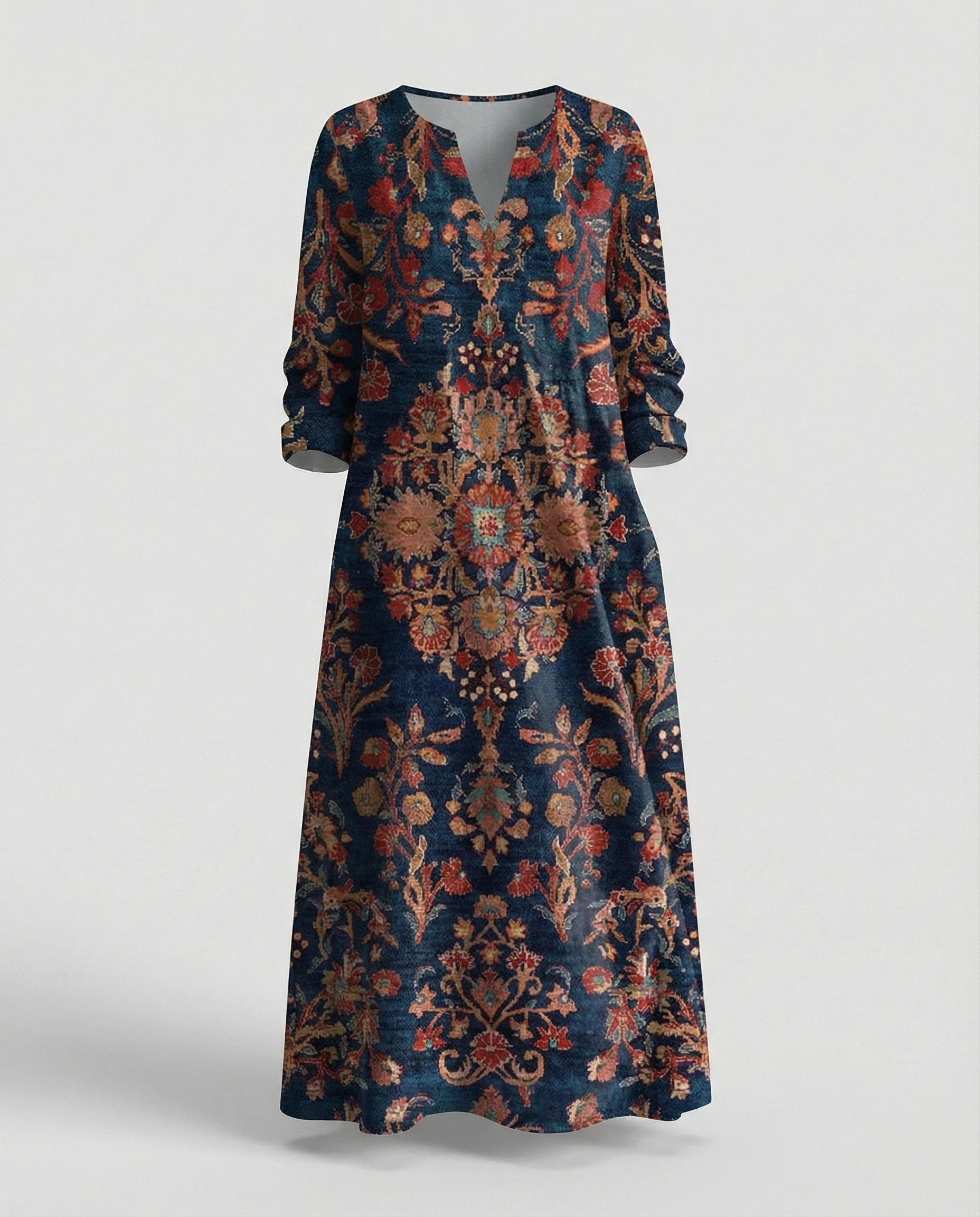 Boho Maxikleid Sommer Damen Taschen - Image 47