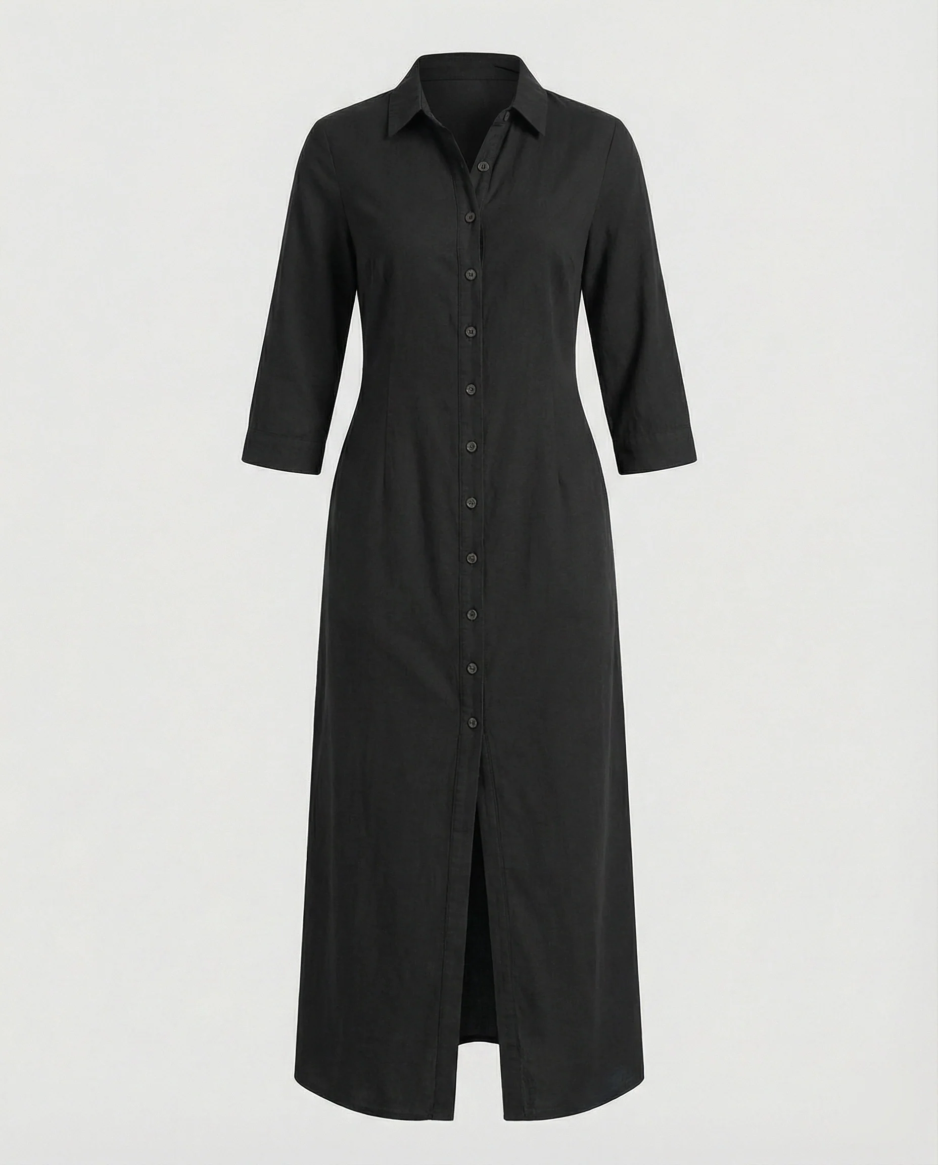 Hemdblusenkleid Damen mit Taillierung - Image 4