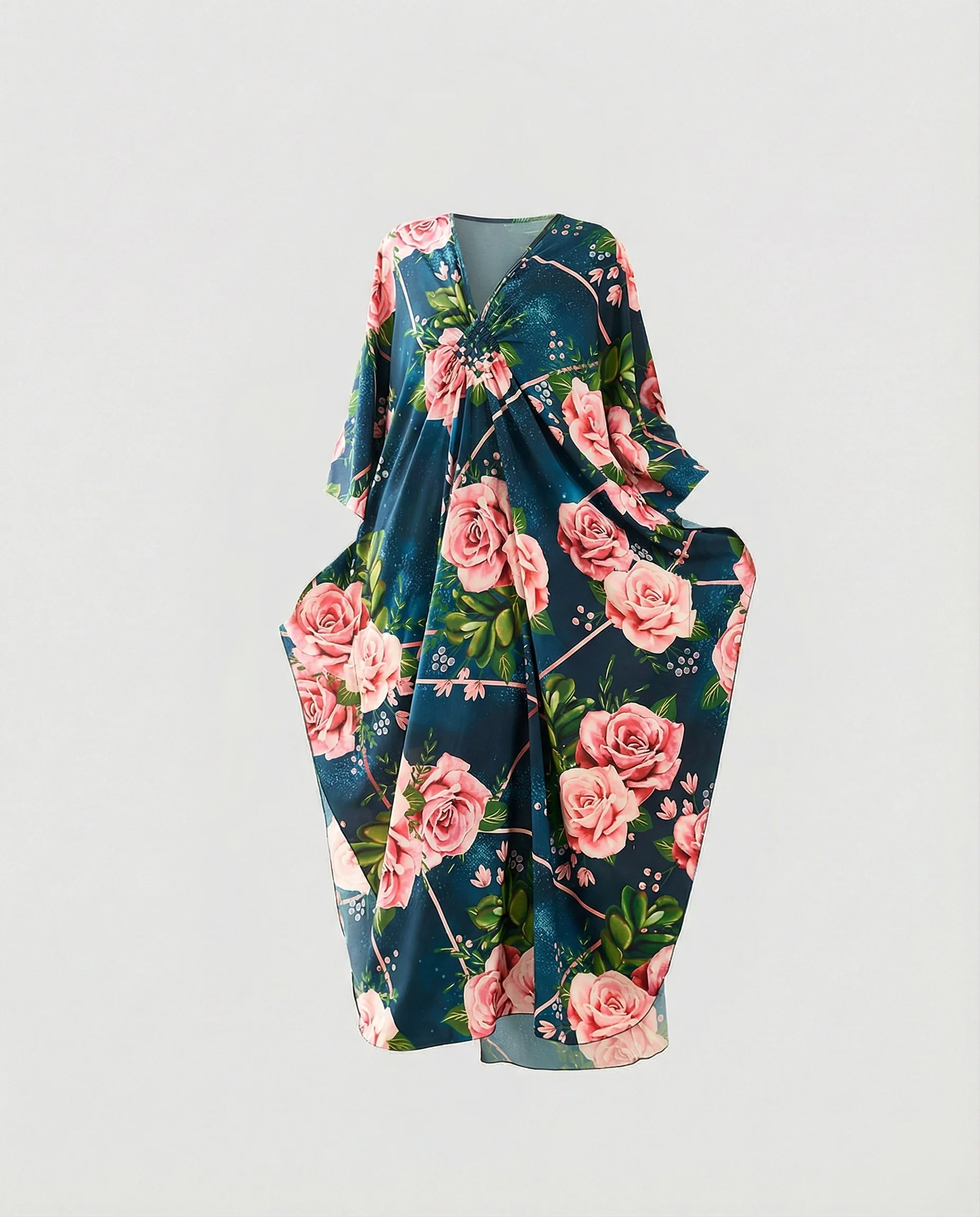 Damen Maxikleid Kaftan Sommer - Image 11
