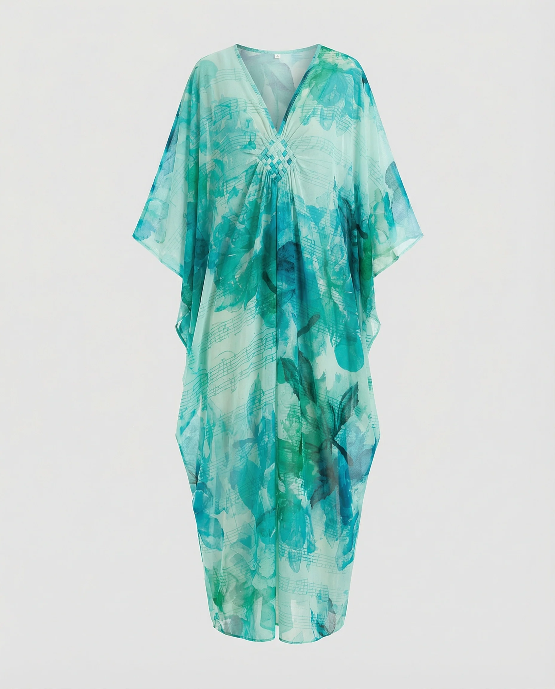 Damen Maxikleid Kaftan Sommer - Image 12