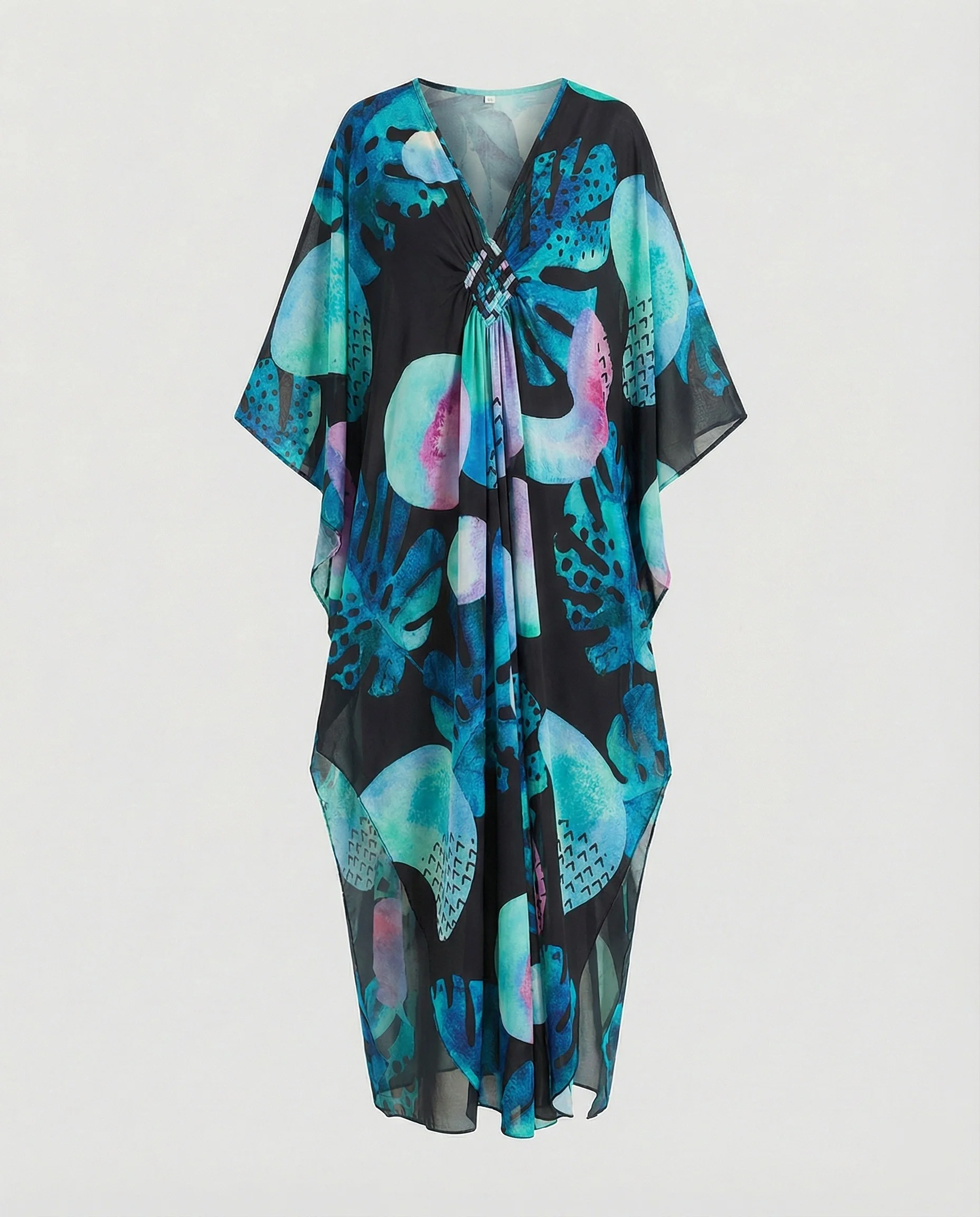 Damen Maxikleid Kaftan Sommer - Image 15