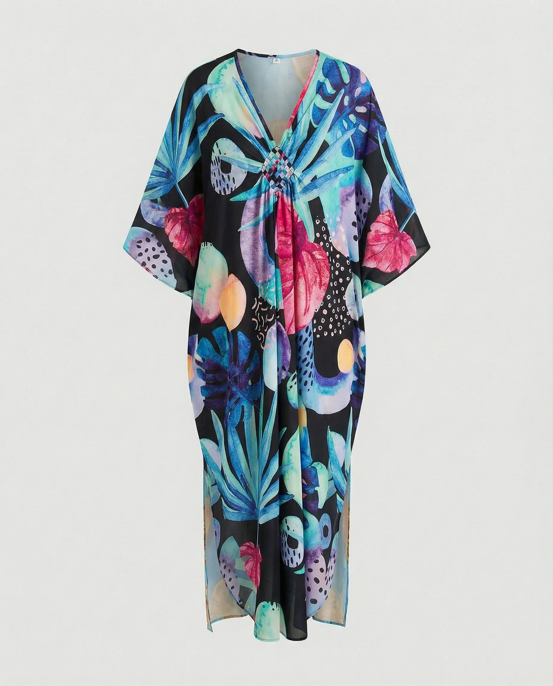 Damen Maxikleid Kaftan Sommer - Image 26