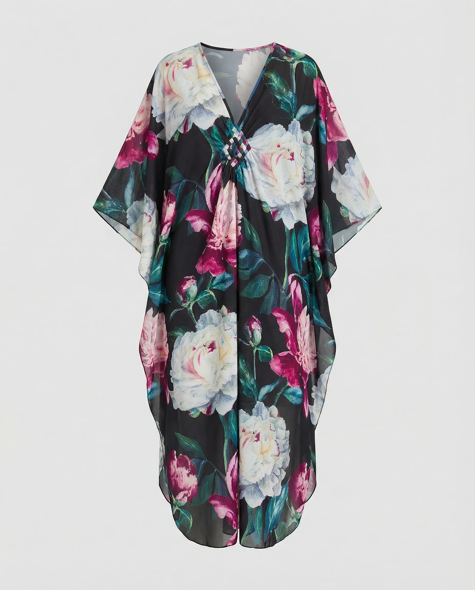 Damen Maxikleid Kaftan Sommer - Image 5