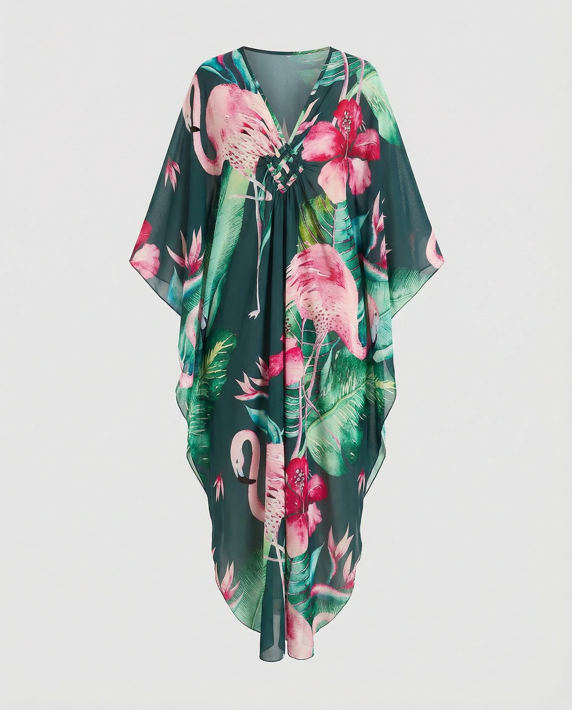 Damen Maxikleid Kaftan Sommer - Image 6