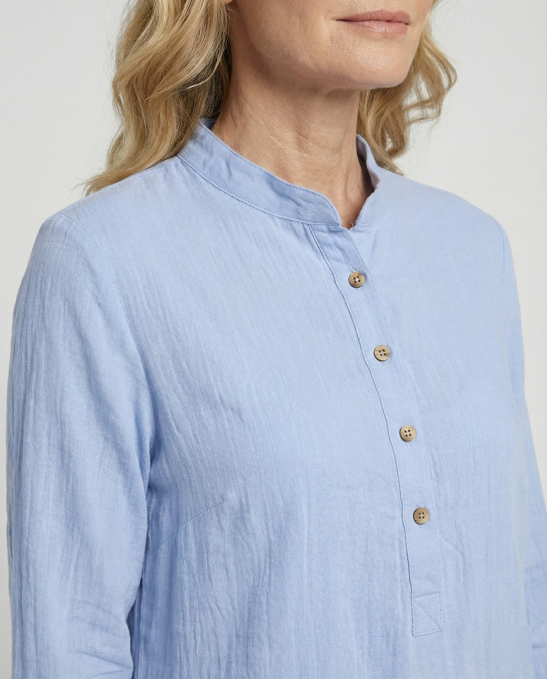 Leinen Maxikleid Sommer Damen - Image 3