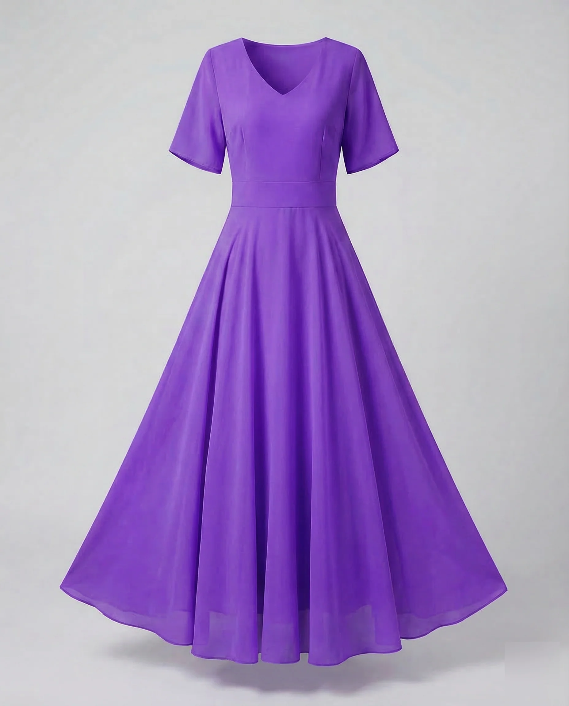Damen Chiffon Sommerkleid Maxi - Image 13