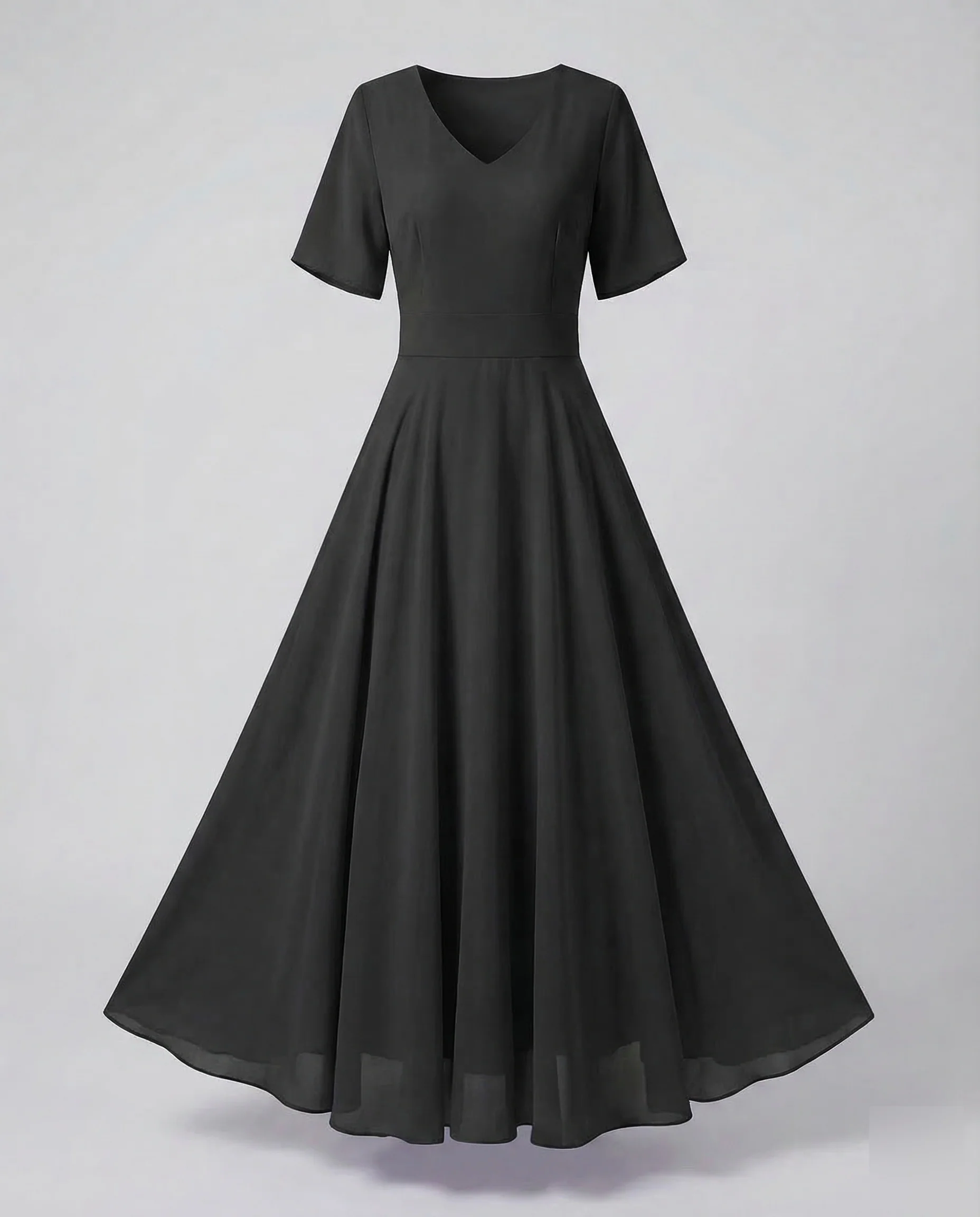 Damen Chiffon Sommerkleid Maxi - Image 14