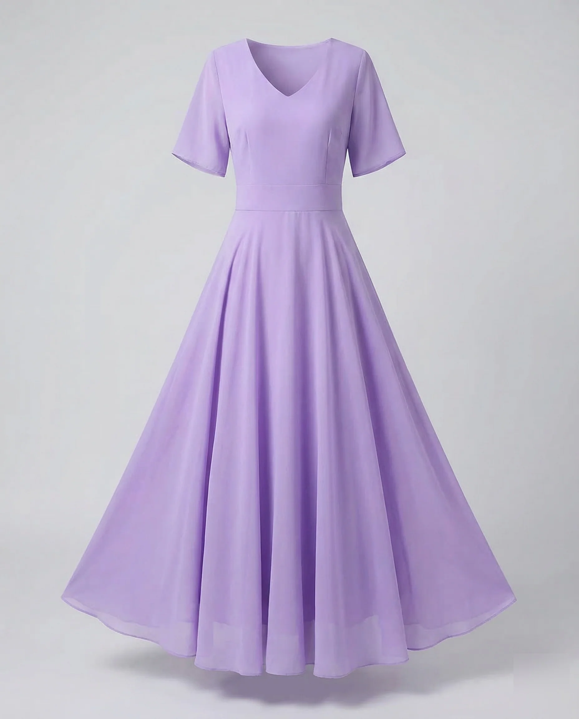 Damen Chiffon Sommerkleid Maxi - Image 5