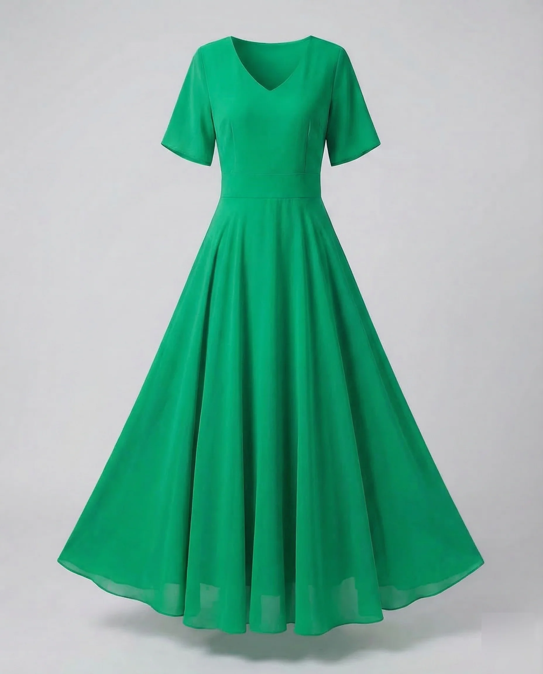 Damen Chiffon Sommerkleid Maxi - Image 8