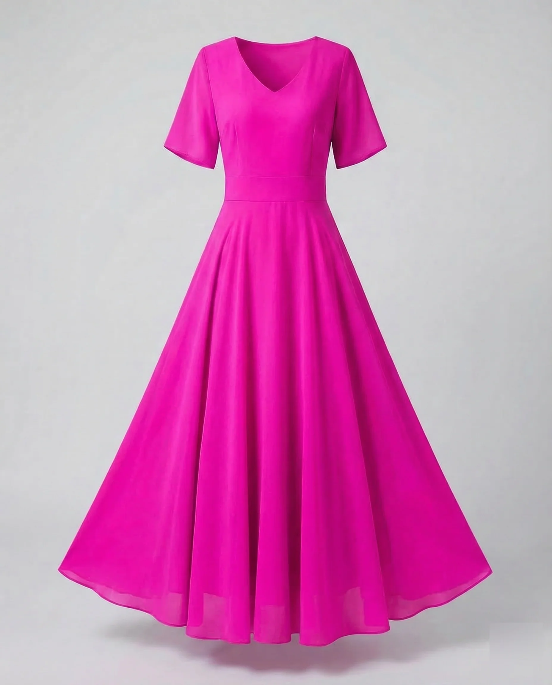 Damen Chiffon Sommerkleid Maxi - Image 9