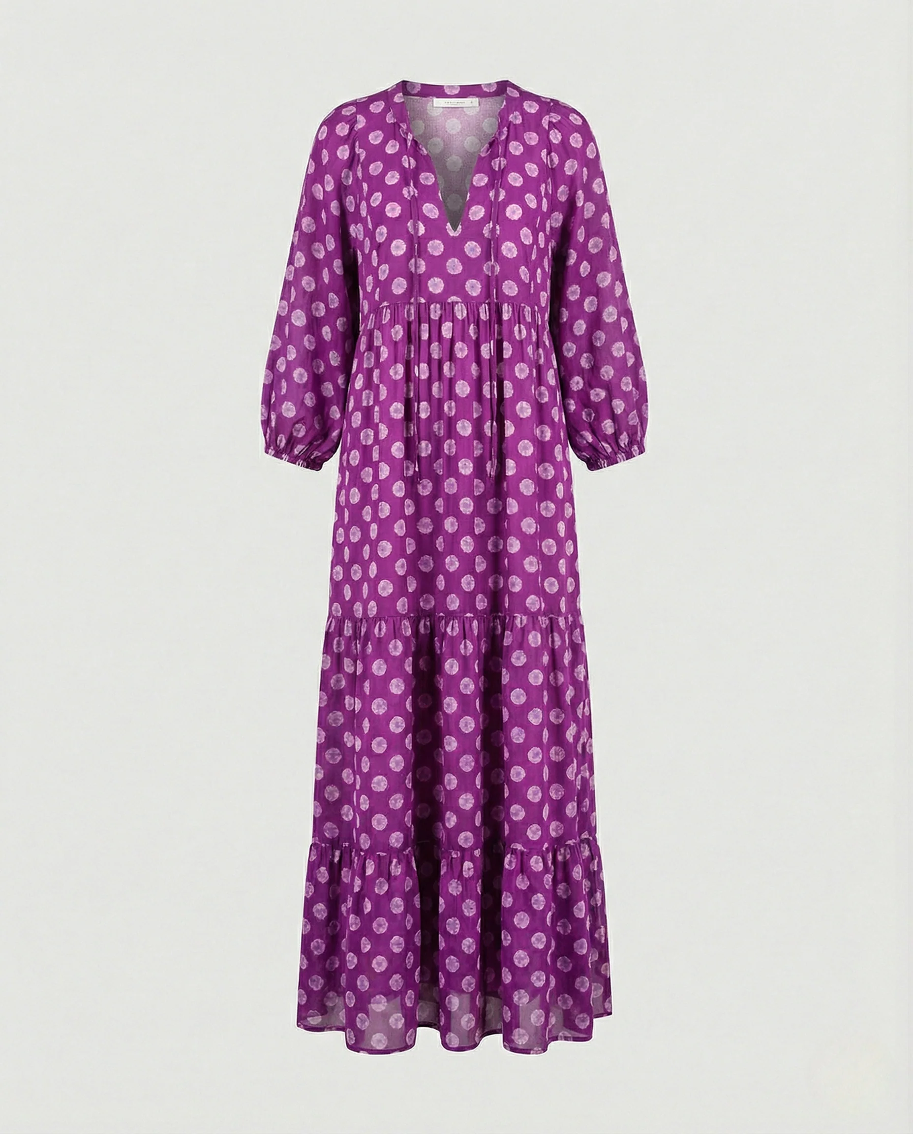 V-Ausschnitt Kleid Geometrisch Print Damen - Image 7
