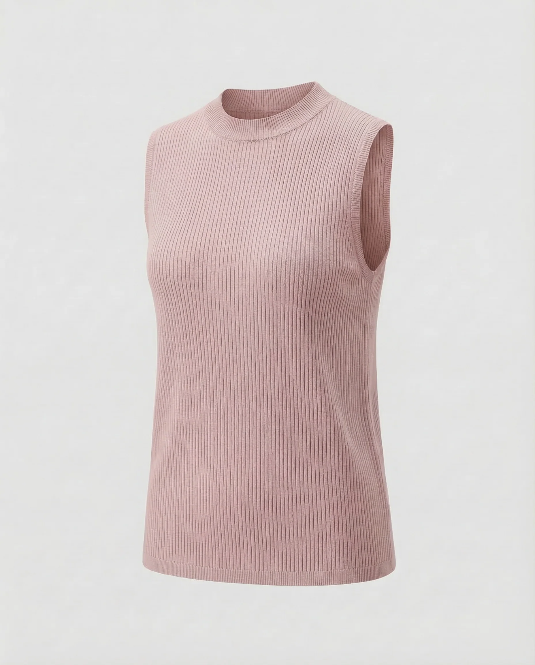 Damen Strickbluse Ärmellos - Image 10