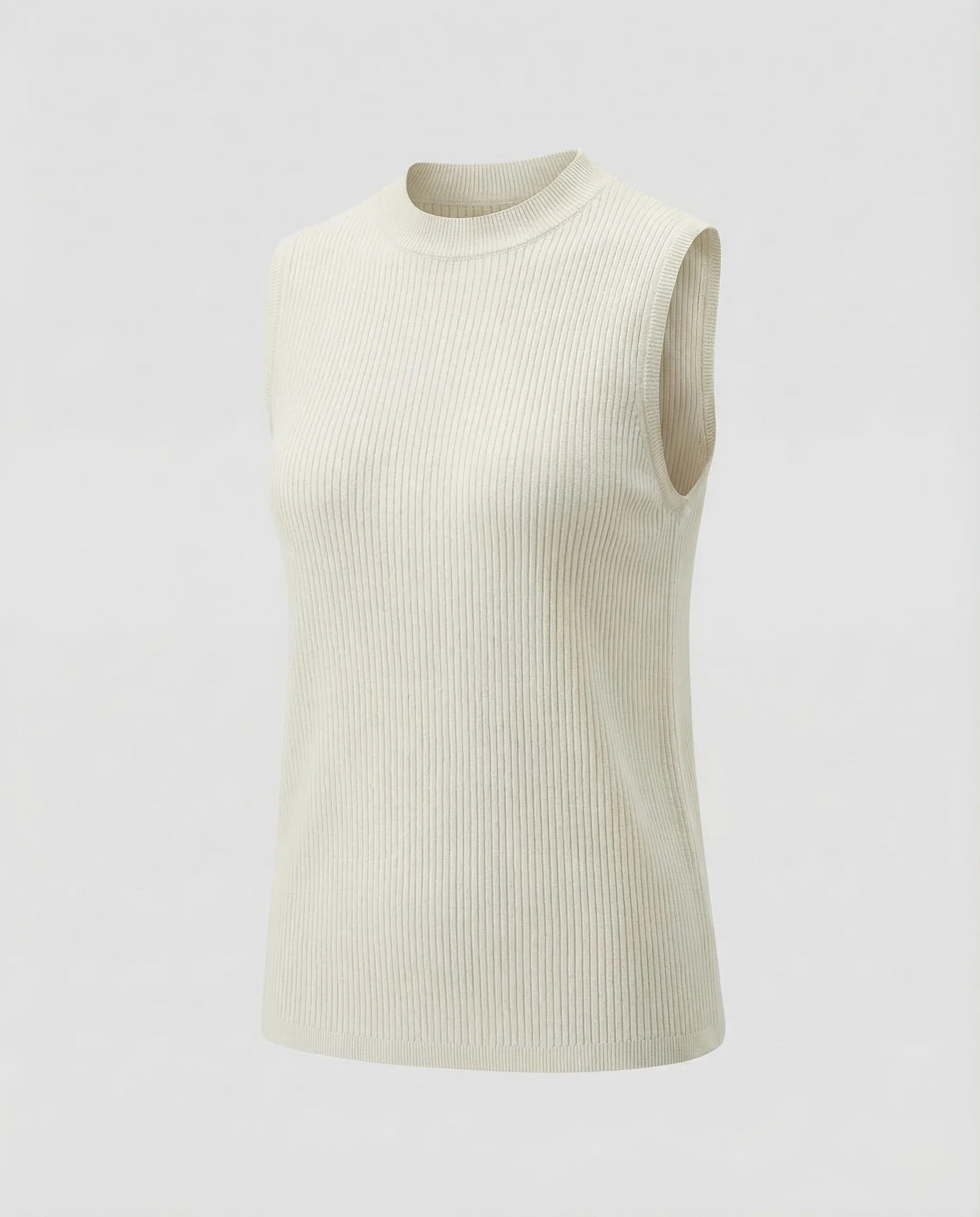 Damen Strickbluse Ärmellos - Image 11