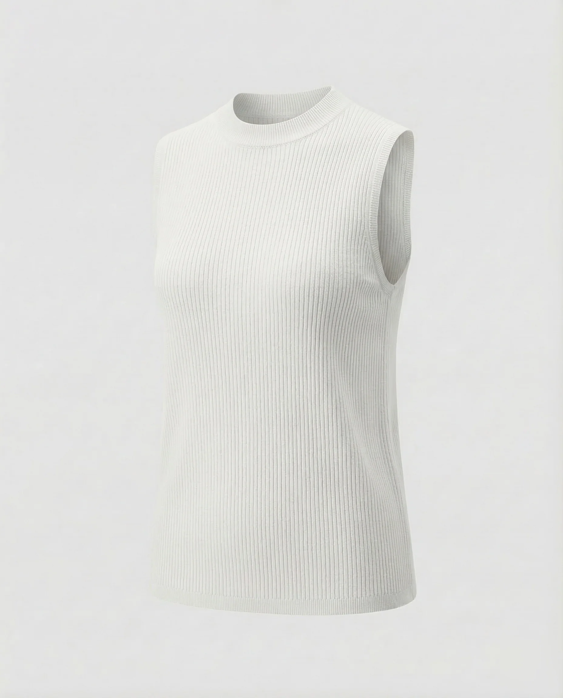 Damen Strickbluse Ärmellos - Image 6