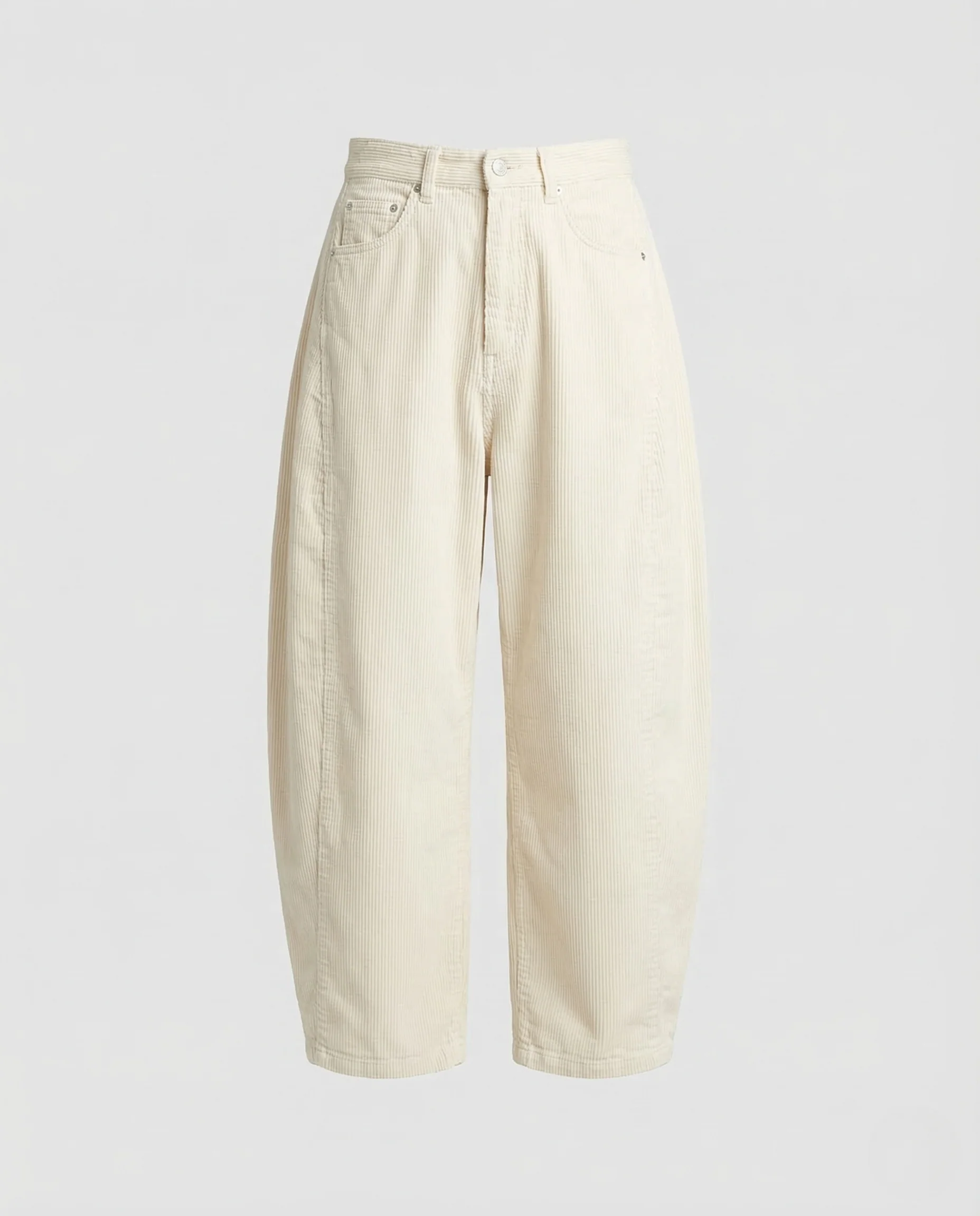 Damen Cordhose High Waist Weit - Image 5