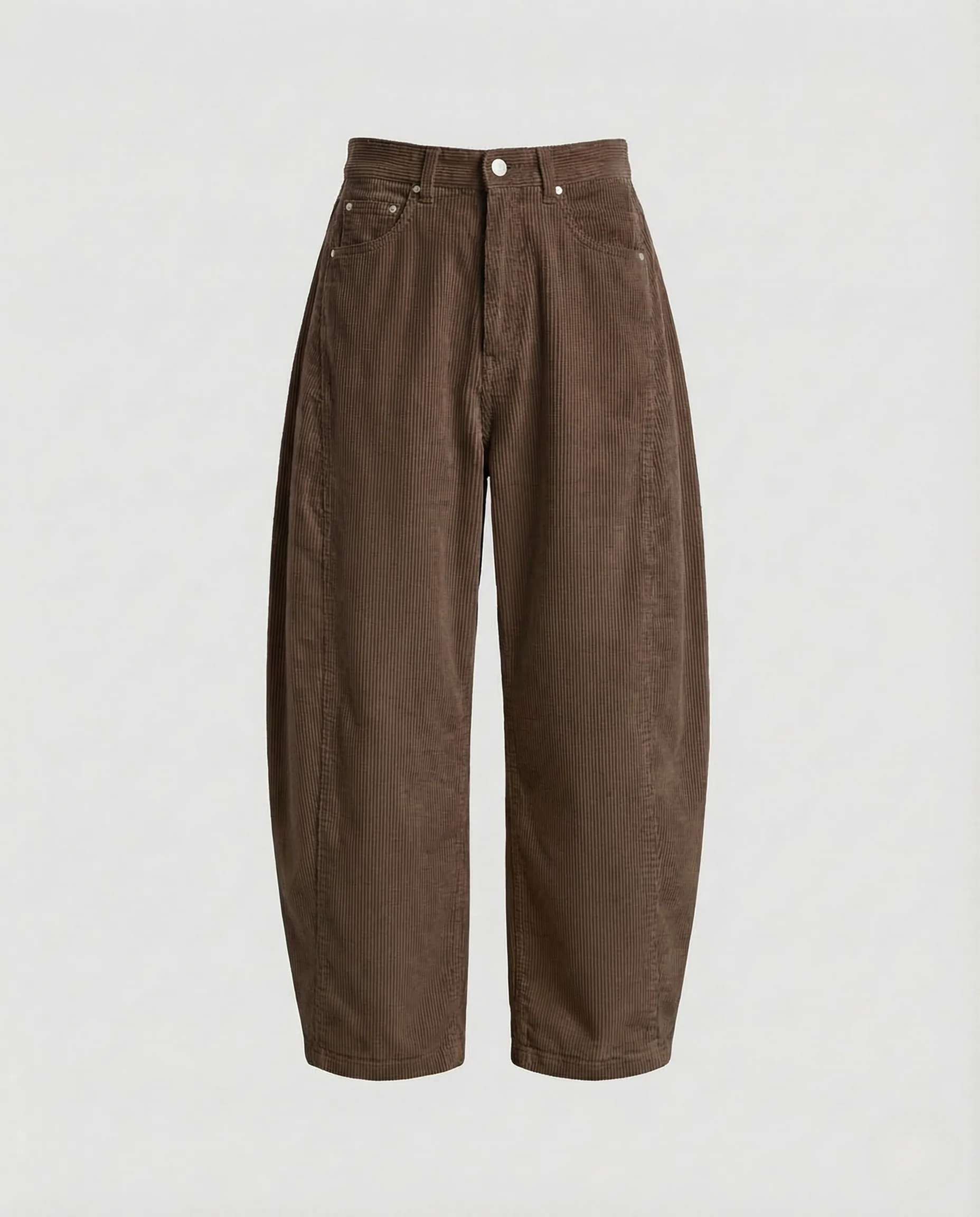 Damen Cordhose High Waist Weit - Image 7