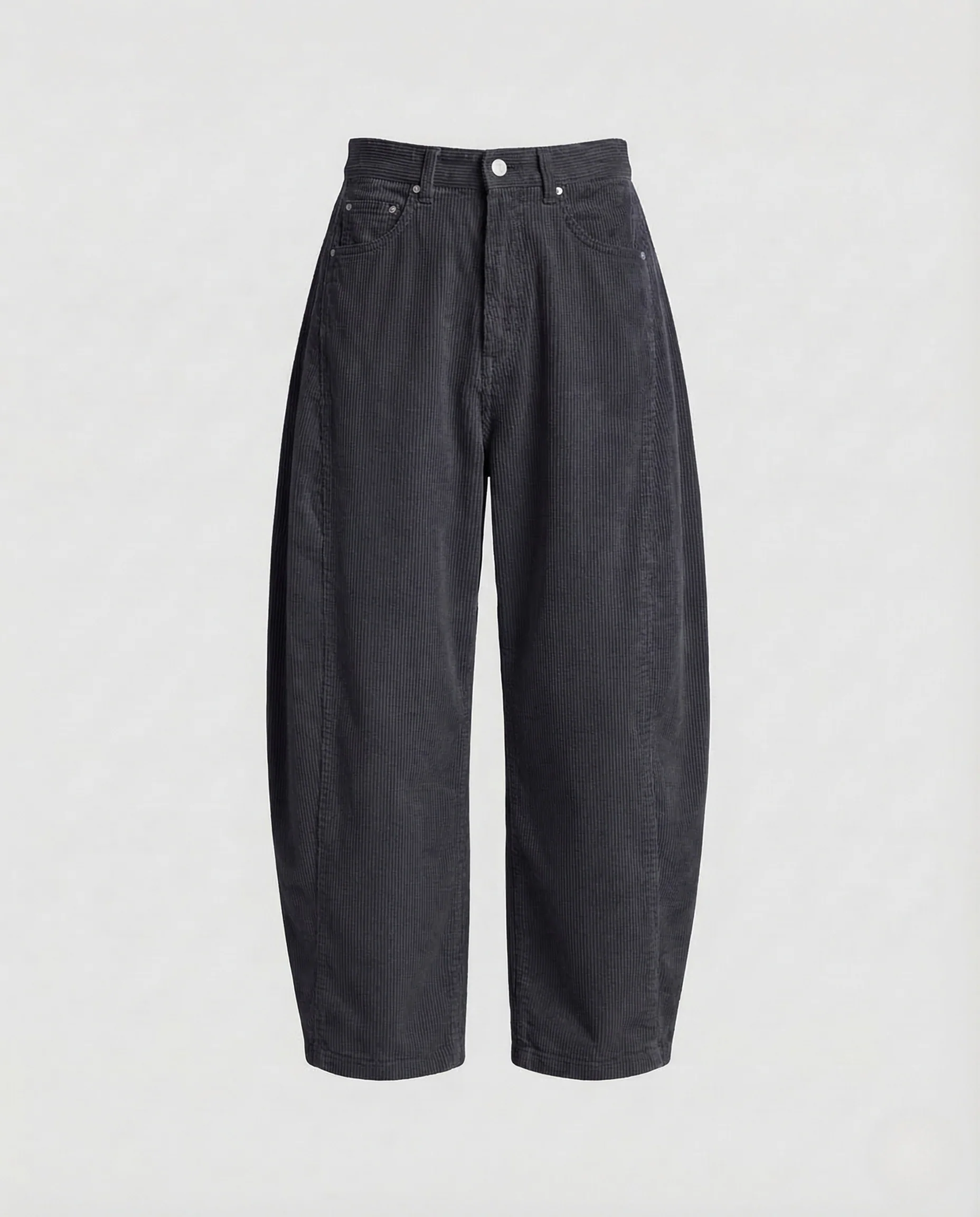 Damen Cordhose High Waist Weit - Image 8