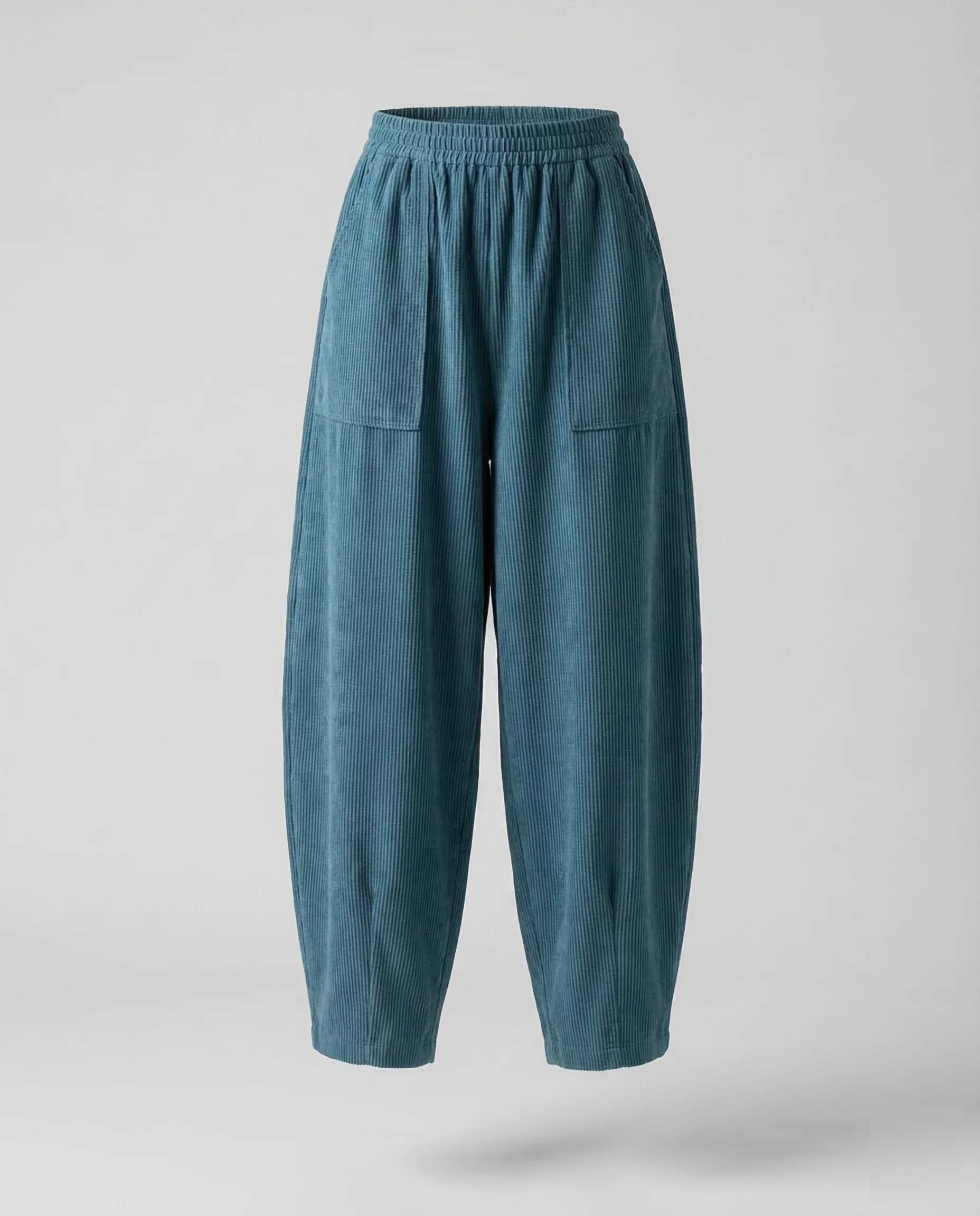 Damen Cordhose Weit Elastikbund - Image 5