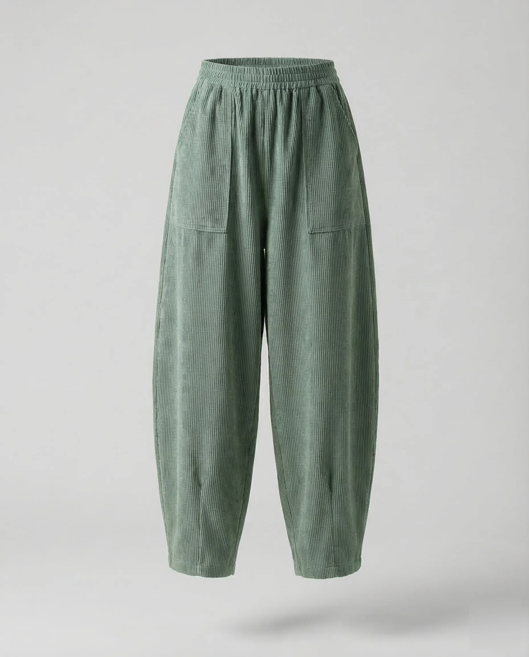 Damen Cordhose Weit Elastikbund - Image 8