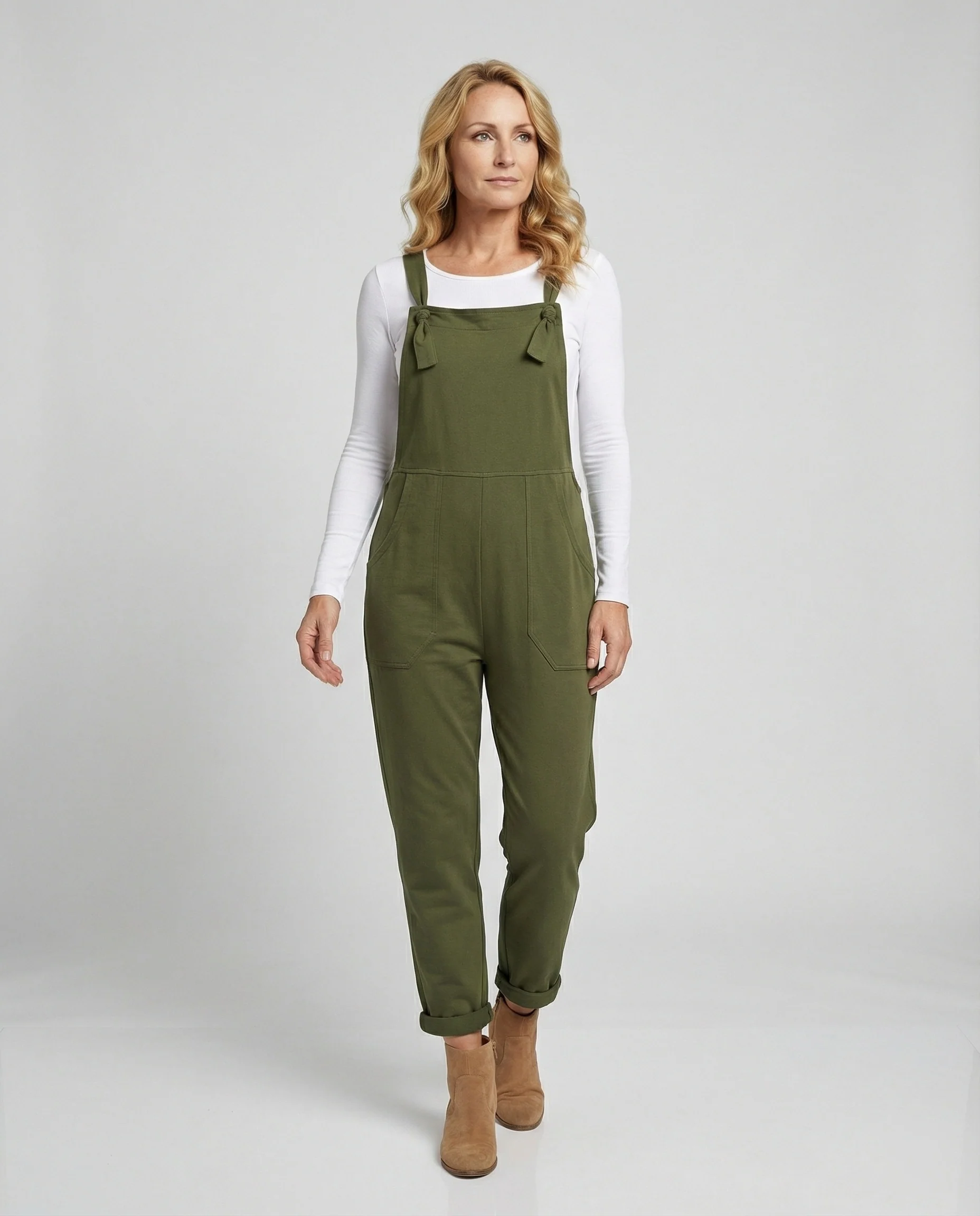 Damen Latzhose Baumwolle Casual - Image 11