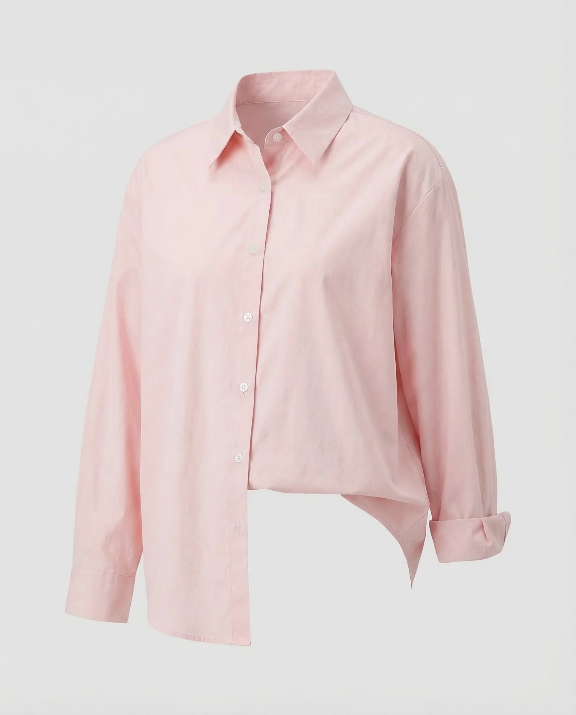 Damen Hemdbluse Oversize Baumwolle - Image 7
