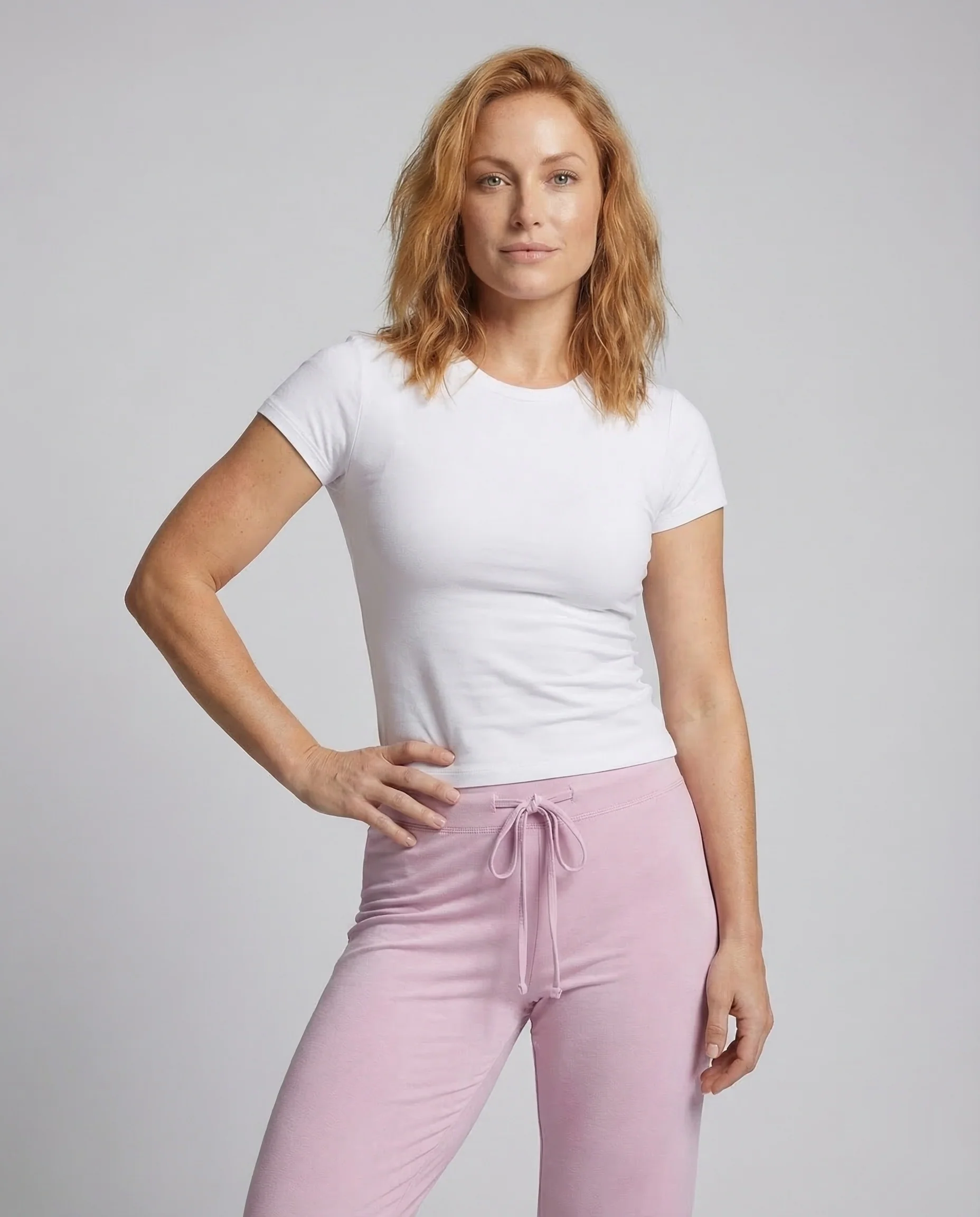 Damen Relaxhose Baumwollmix Weit - Image 2
