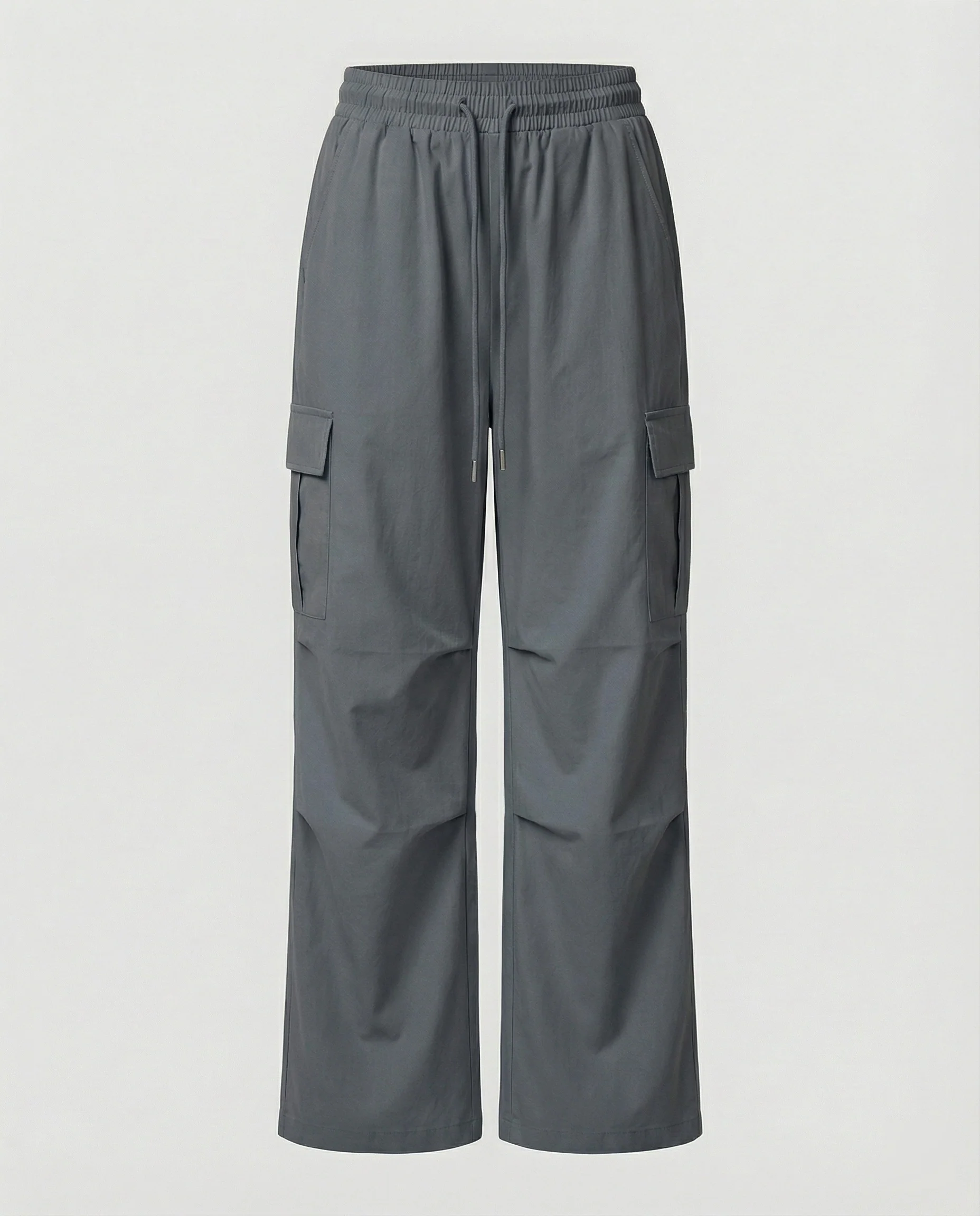 Lässige Taillenfaltenhose mit Tunnelzugschleife und elastischem Bund Heidi-Mode - Image 9
