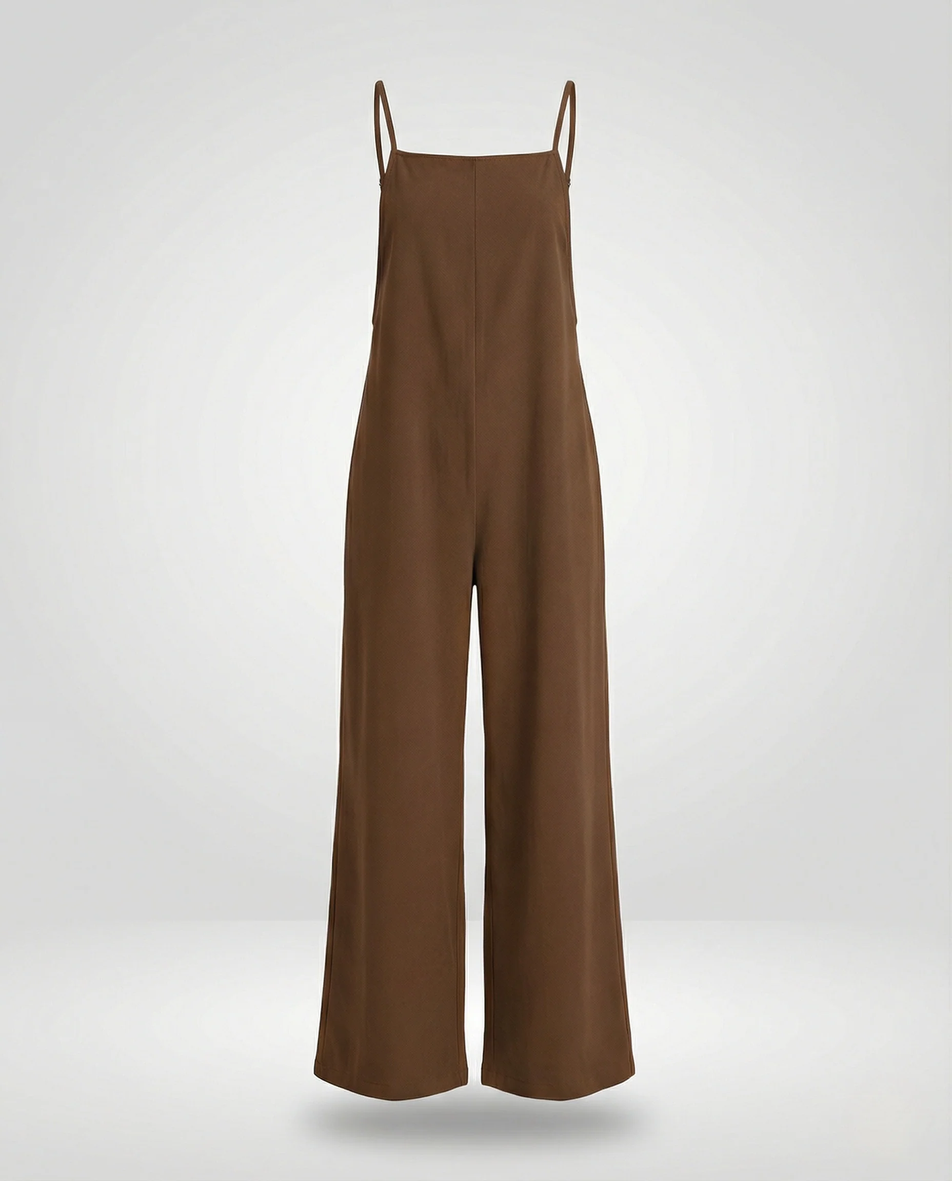 Damen Leinen-Overall mit weitem Bein - Image 13