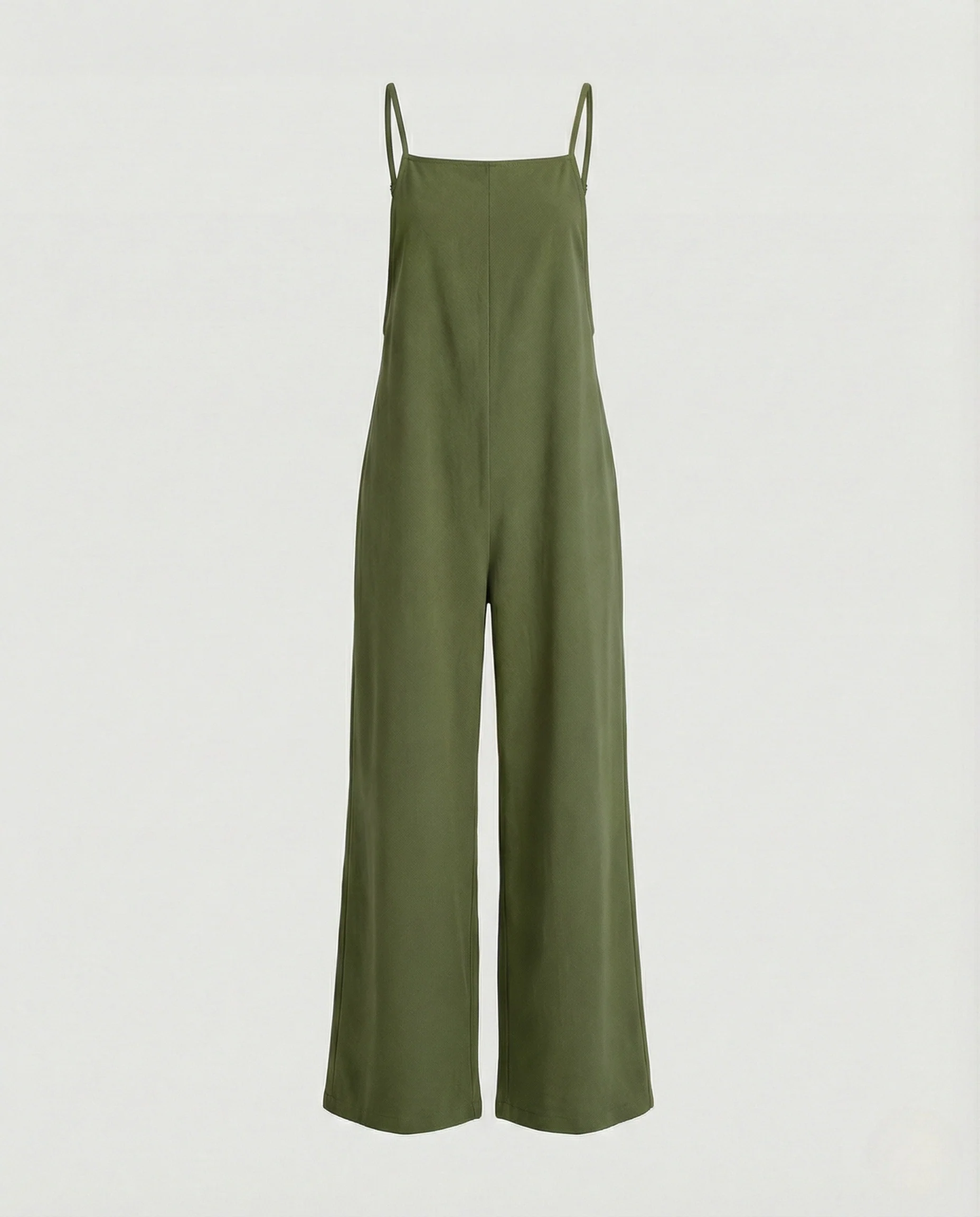 Damen Leinen-Overall mit weitem Bein - Image 7