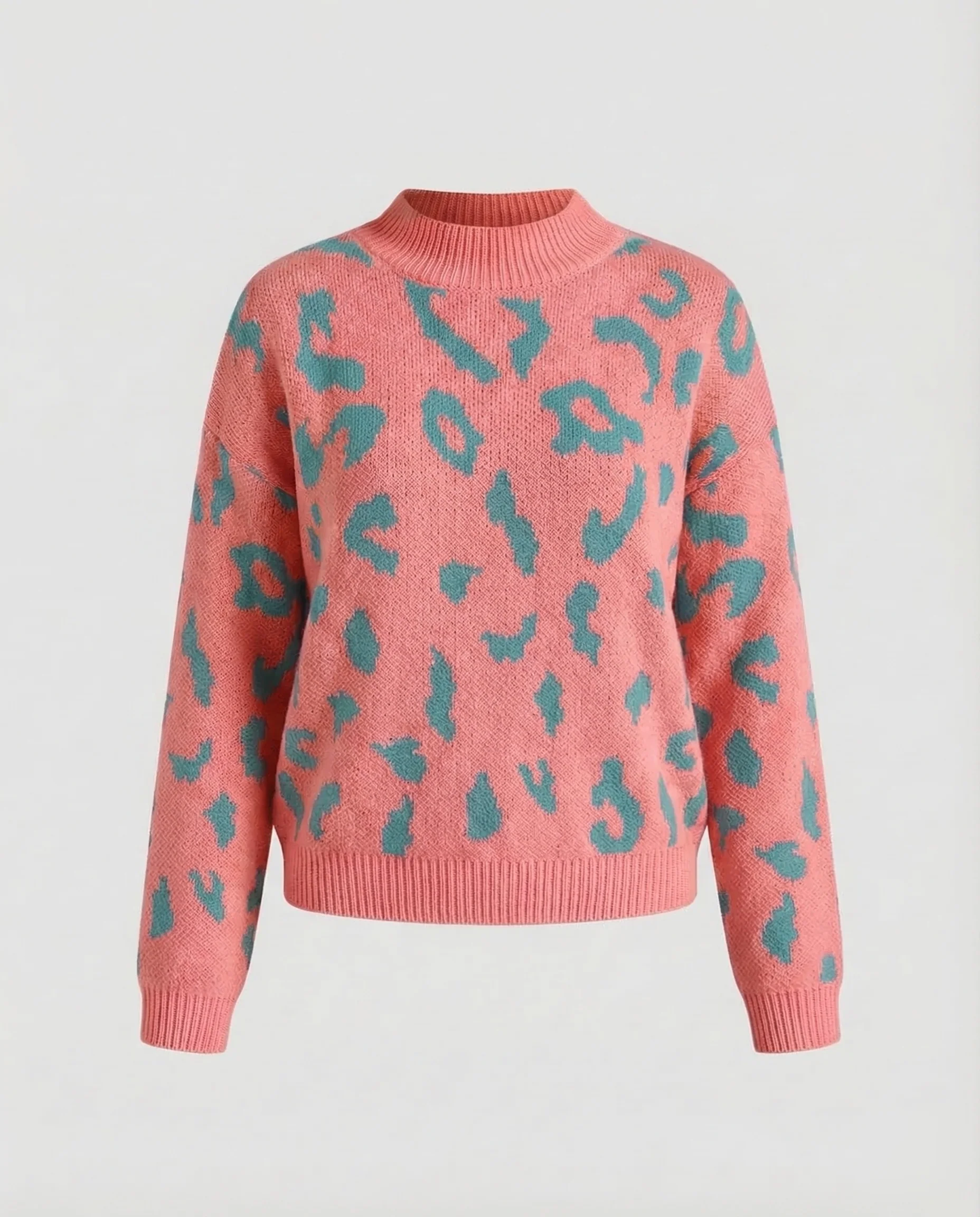 Damen Strickpullover Tierprint - Image 10