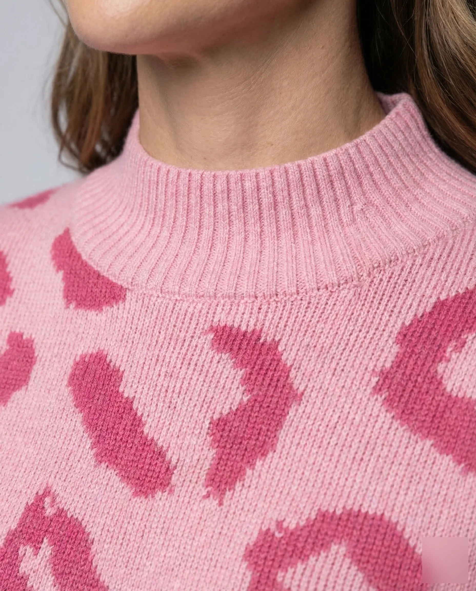 Damen Strickpullover Tierprint - Image 3